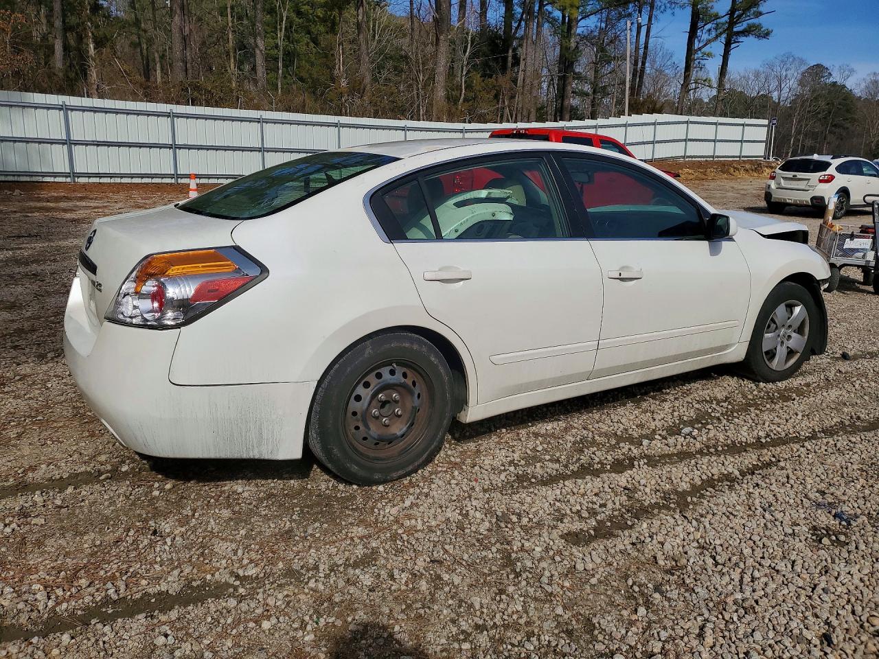 2007 Nissan Altima 2.5 White vin: 1N4AL21E37N478661