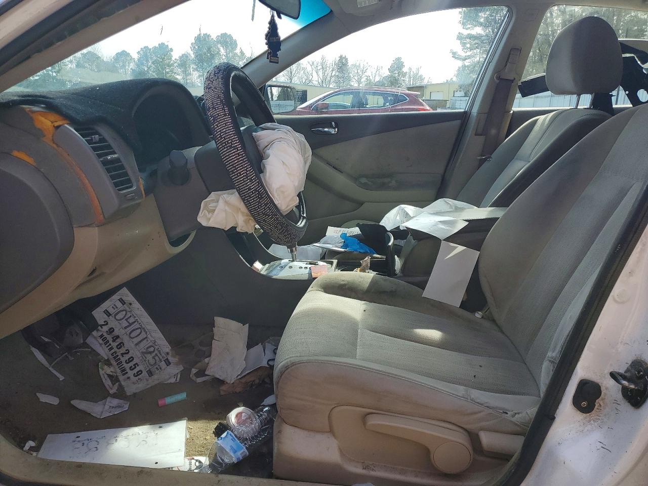 2007 Nissan Altima 2.5 White vin: 1N4AL21E37N478661