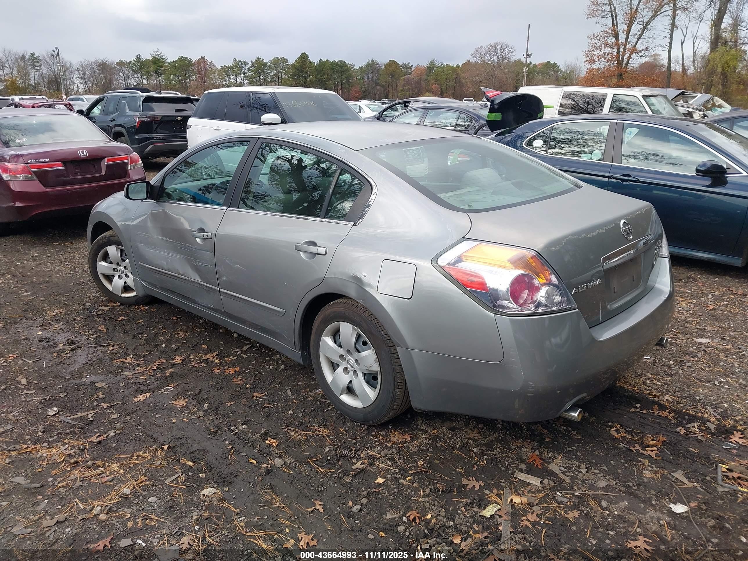 2007 Nissan Altima 2.5 S Серебряный vin: 1N4AL21E37N490485