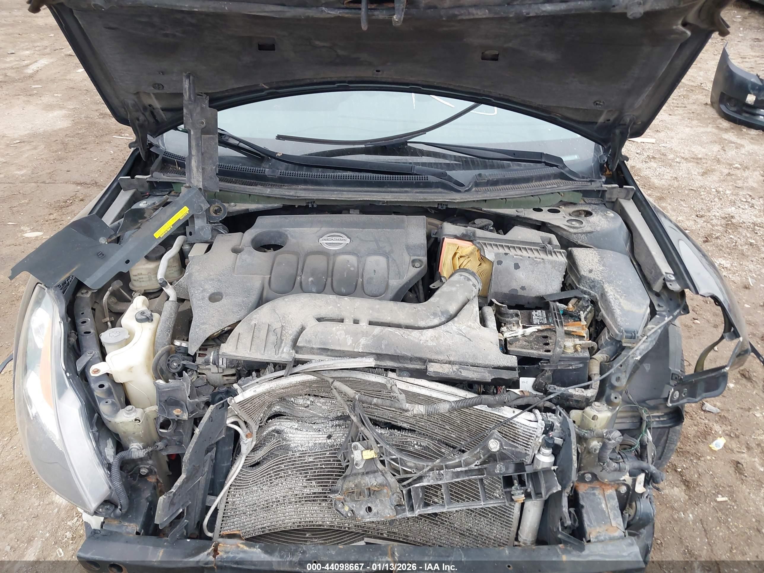 2007 Nissan Altima 2.5 S Черный vin: 1N4AL21E37N495685