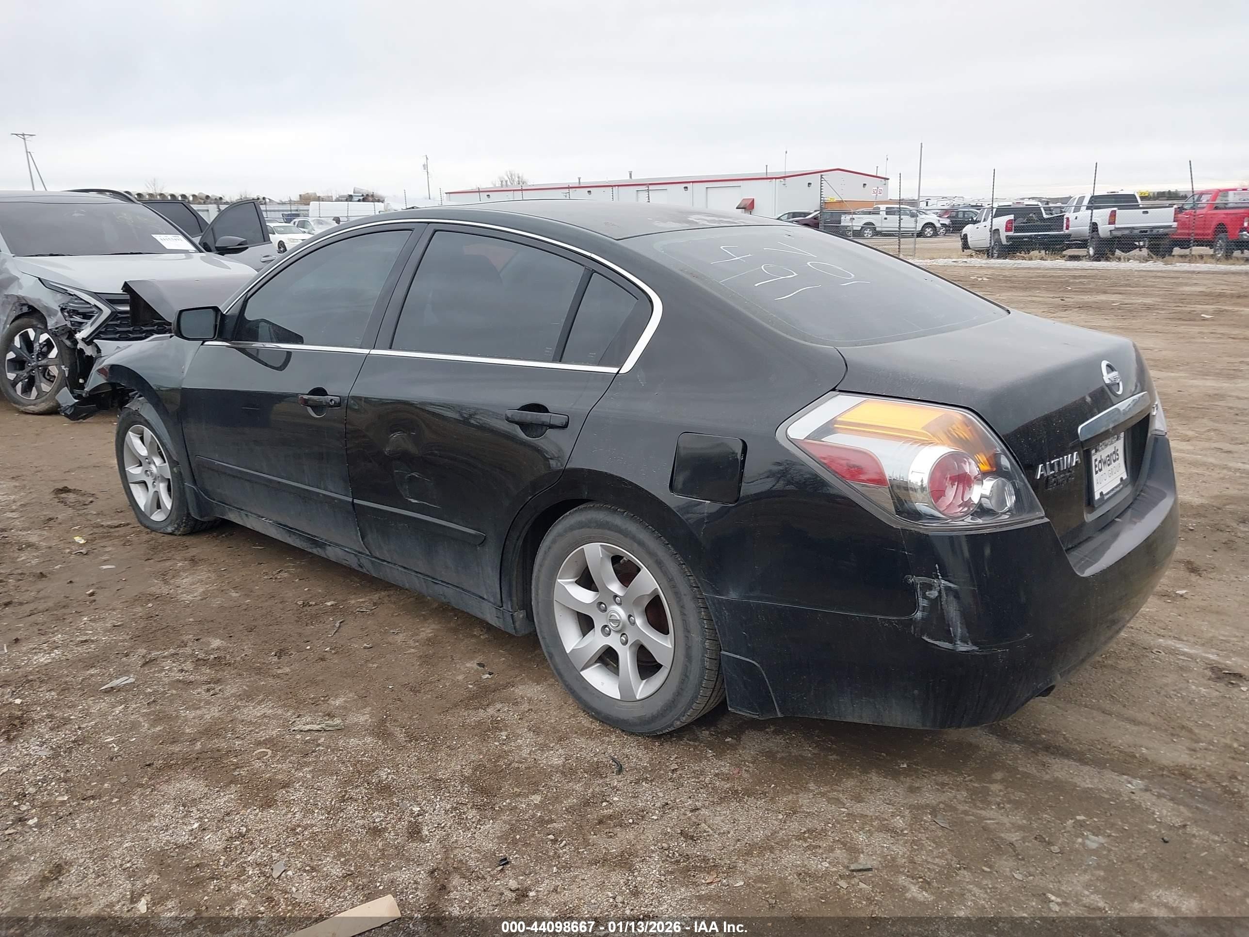 2007 Nissan Altima 2.5 S Черный vin: 1N4AL21E37N495685