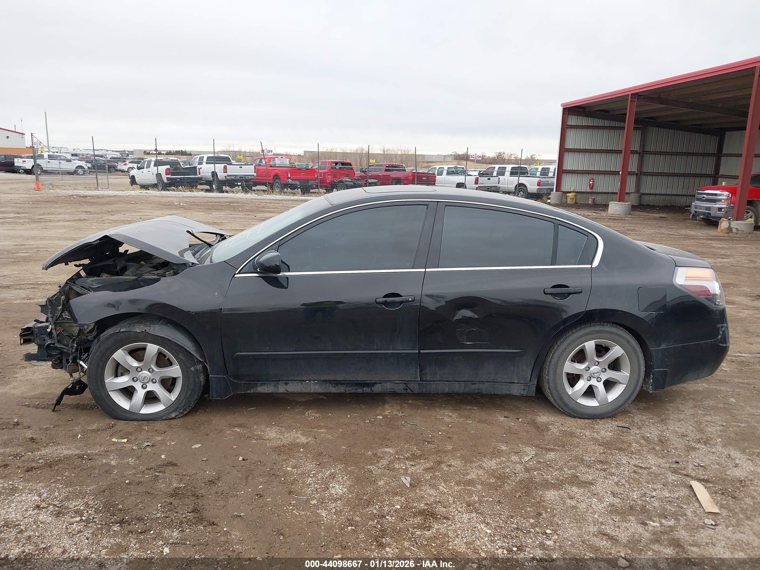 2007 Nissan Altima 2.5 S Черный vin: 1N4AL21E37N495685
