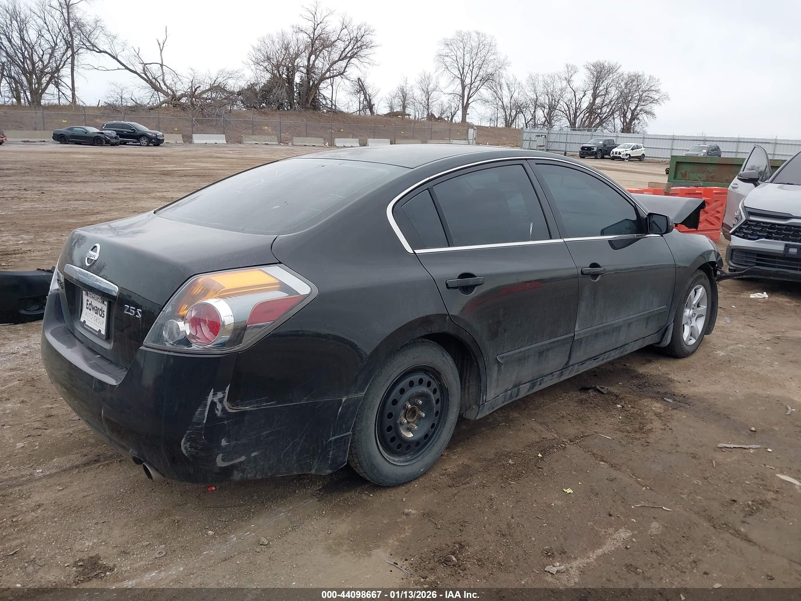 2007 Nissan Altima 2.5 S Черный vin: 1N4AL21E37N495685