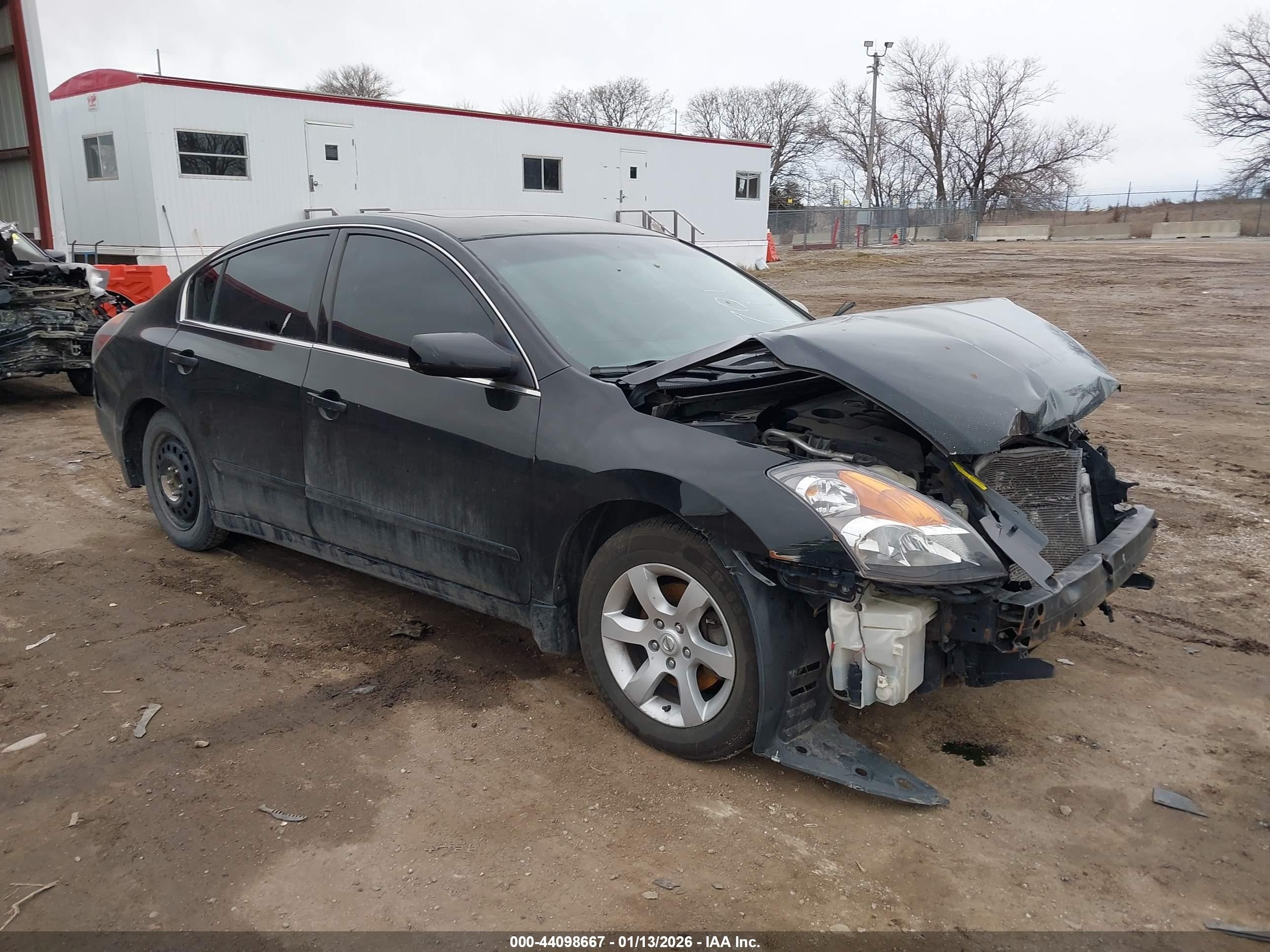 2007 Nissan Altima 2.5 S Black vin: 1N4AL21E37N495685