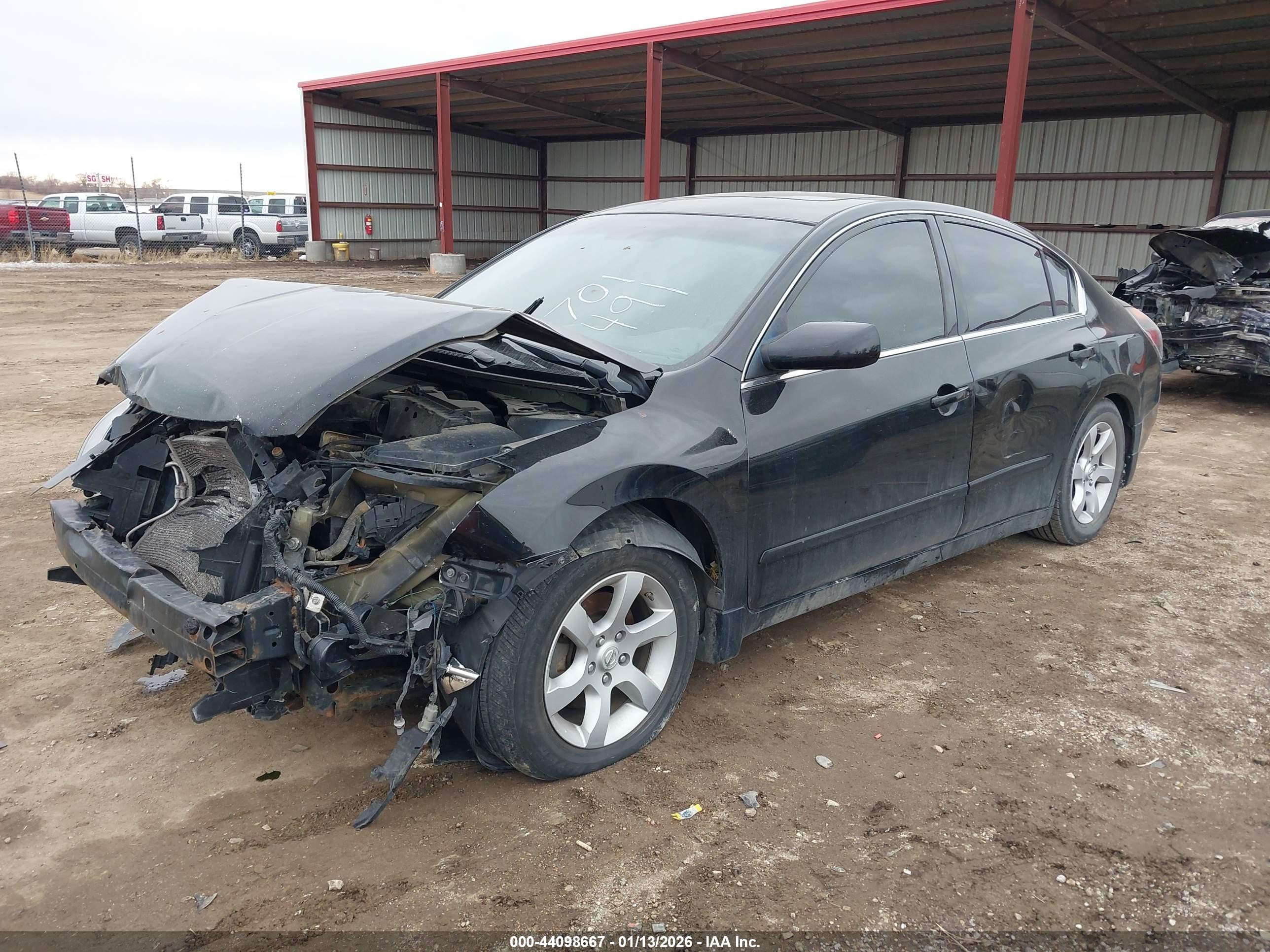 2007 Nissan Altima 2.5 S Черный vin: 1N4AL21E37N495685