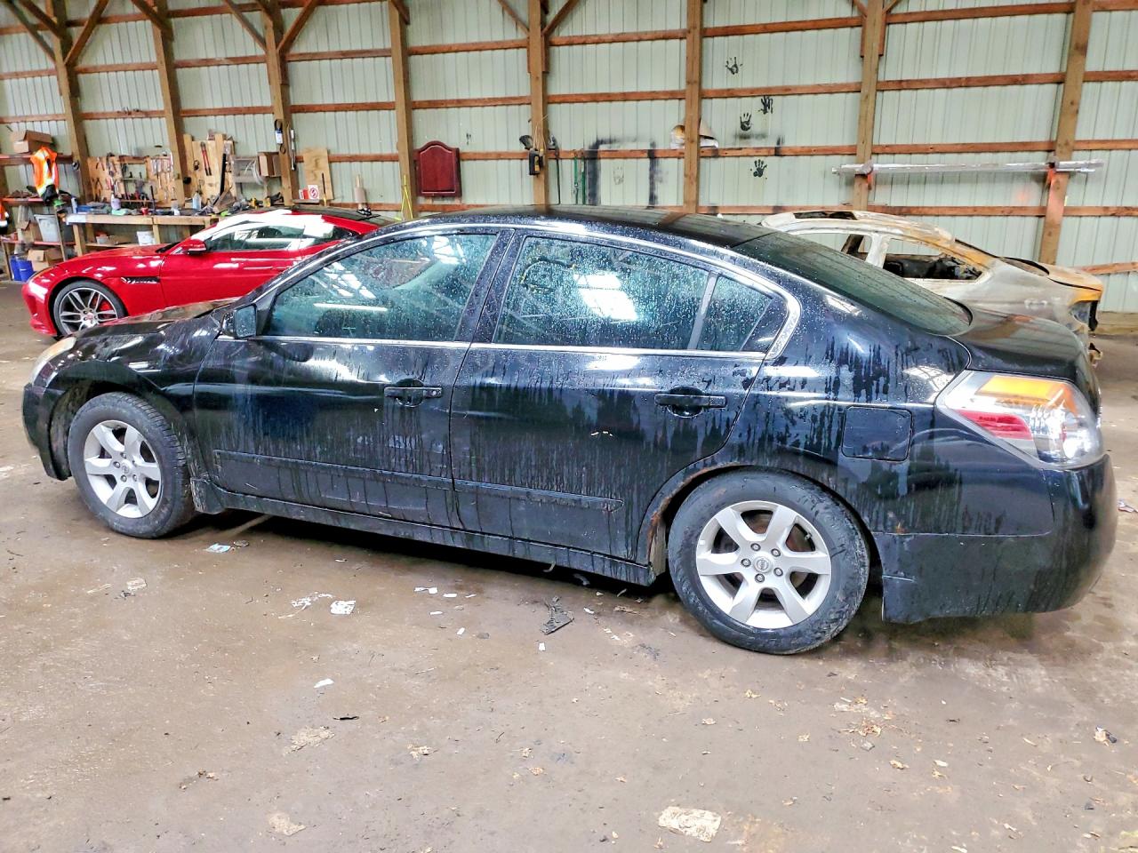 2008 Nissan Altima 2.5 Black vin: 1N4AL21E38C139329