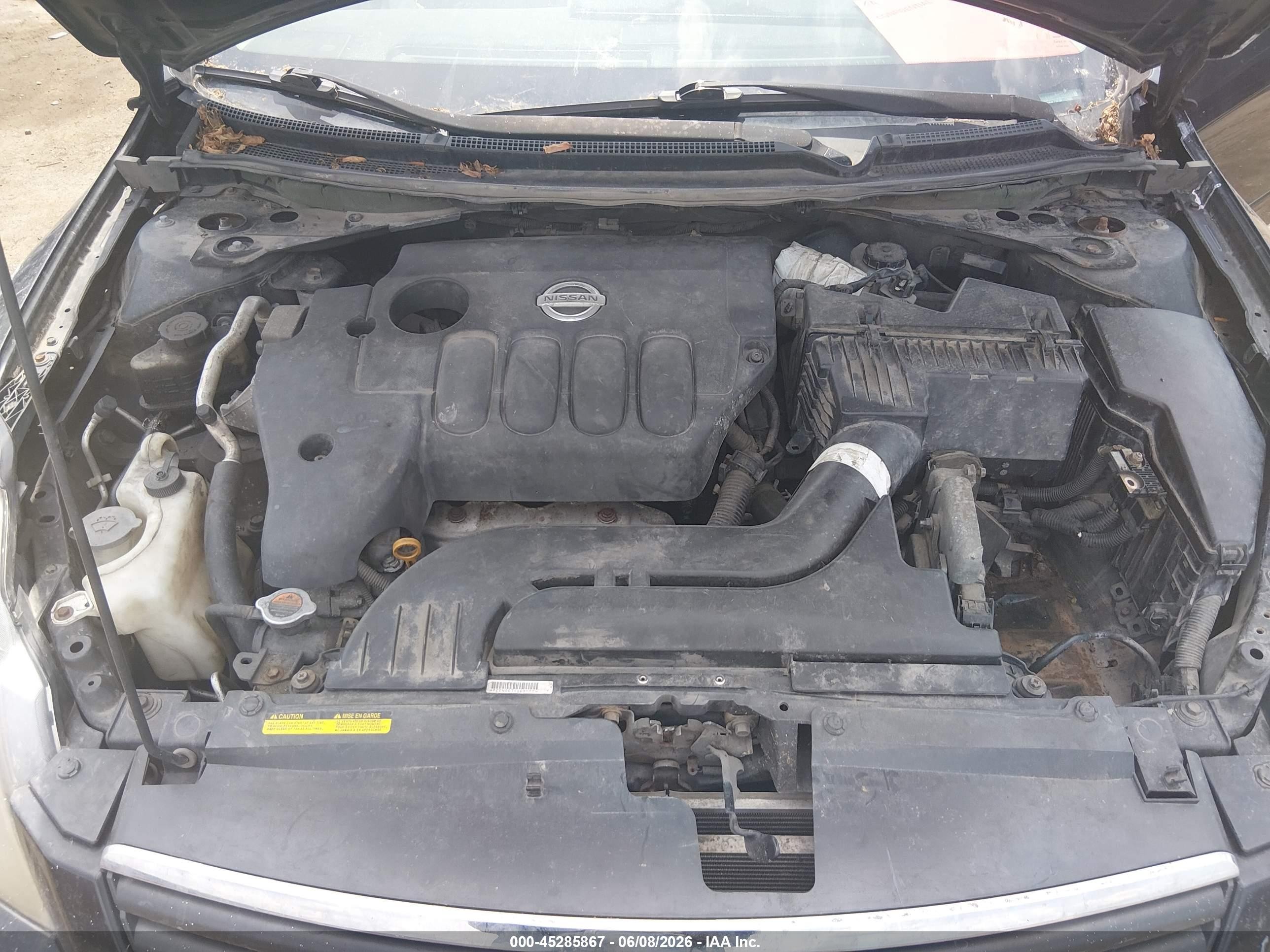 2008 Nissan Altima 2.5 S Black vin: 1N4AL21E38C197666