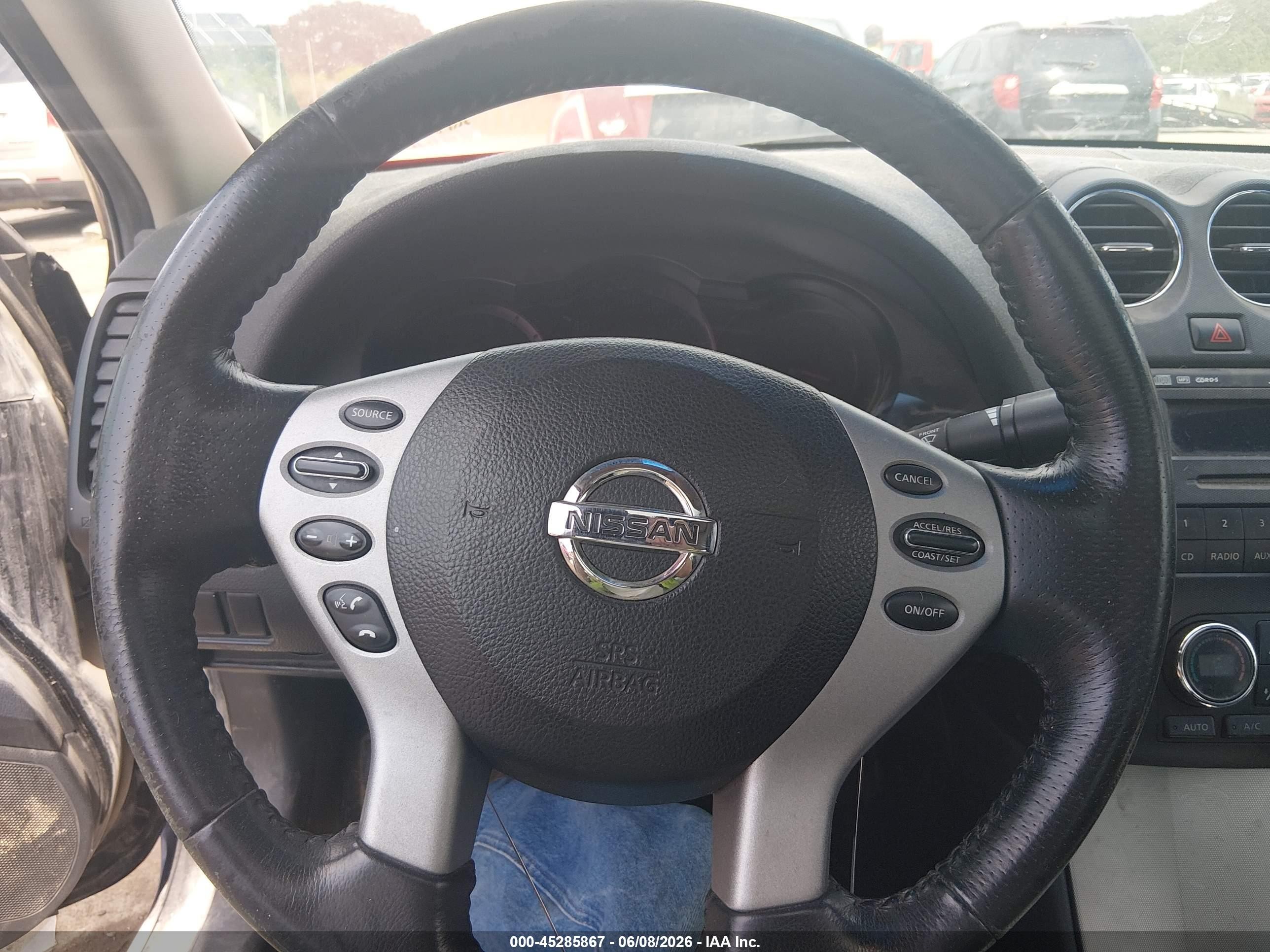 2008 Nissan Altima 2.5 S Black vin: 1N4AL21E38C197666