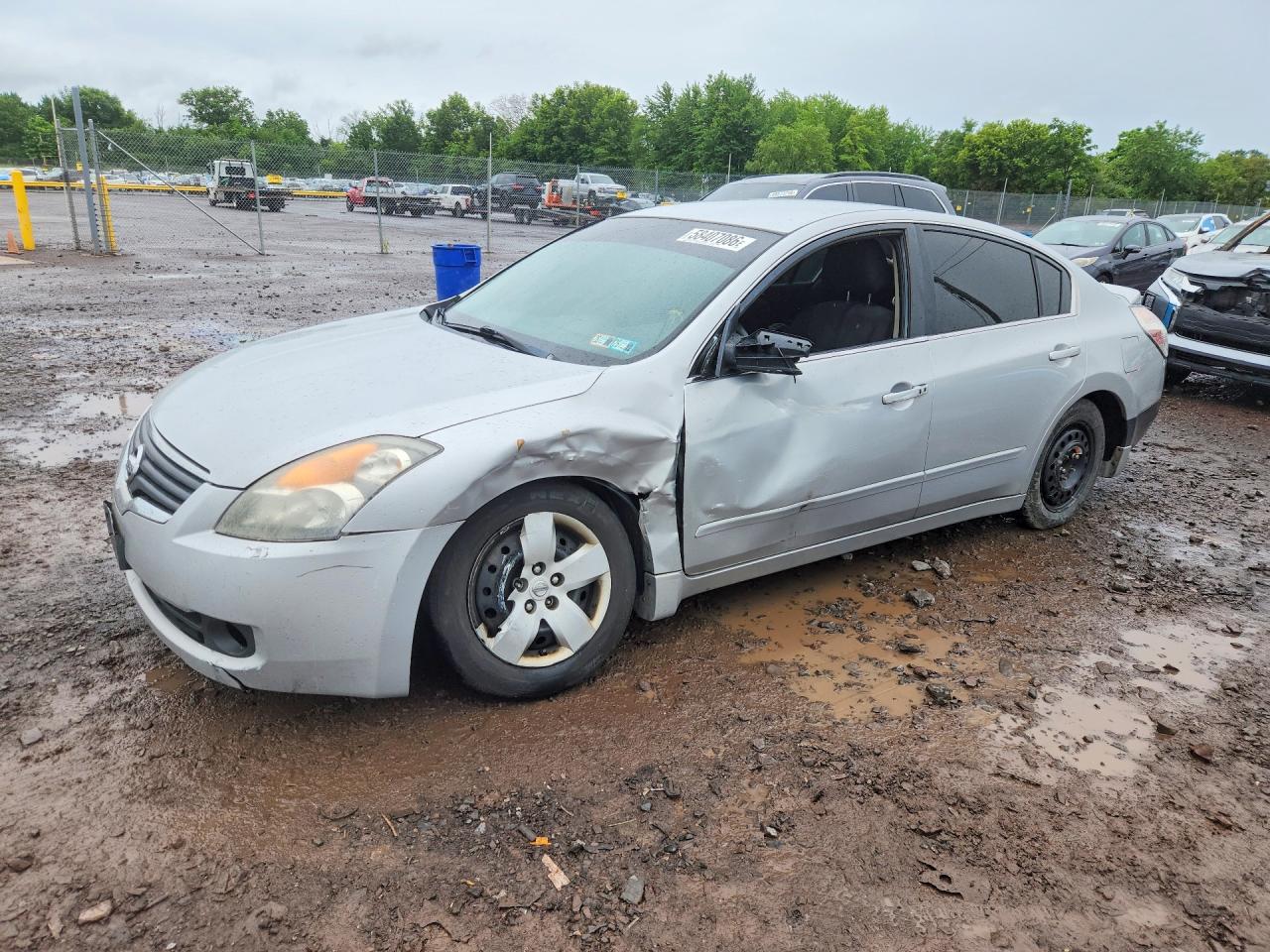 2008 Nissan Altima 2.5 Silver vin: 1N4AL21E38N401368