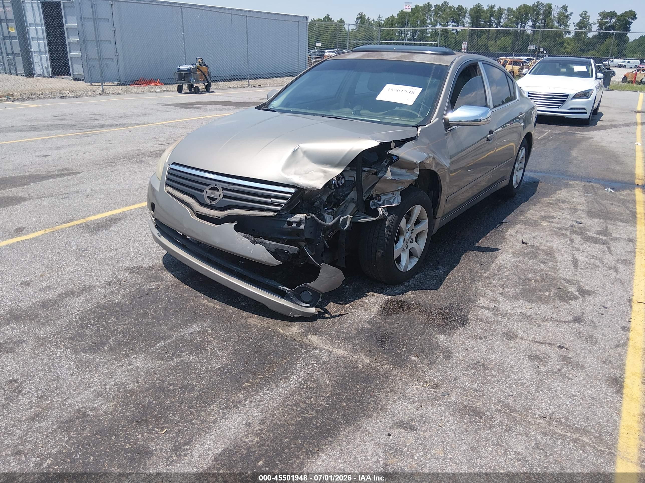 2008 Nissan Altima 2.5 S Beige vin: 1N4AL21E38N430059