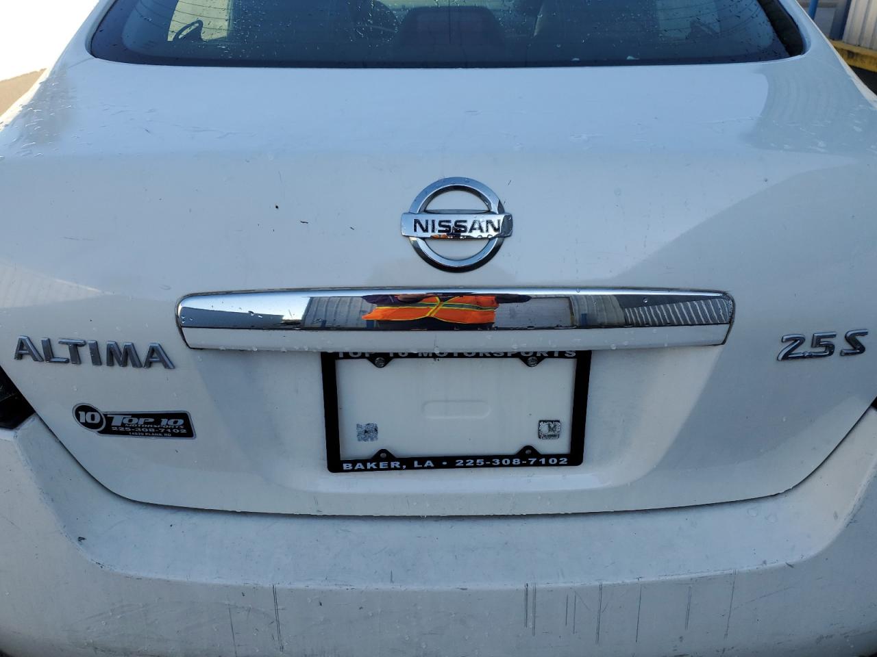 2008 Nissan Altima 2.5 White vin: 1N4AL21E38N430255 Damage: Deck Lid, Multiple Scratches Heavy, 2