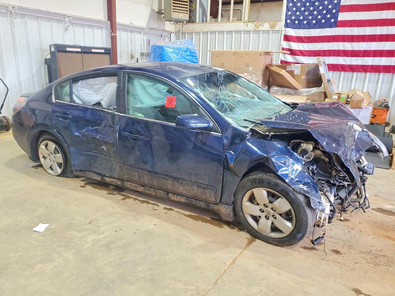 2008 Nissan Altima 2.5 Blue vin: 1N4AL21E38N453454