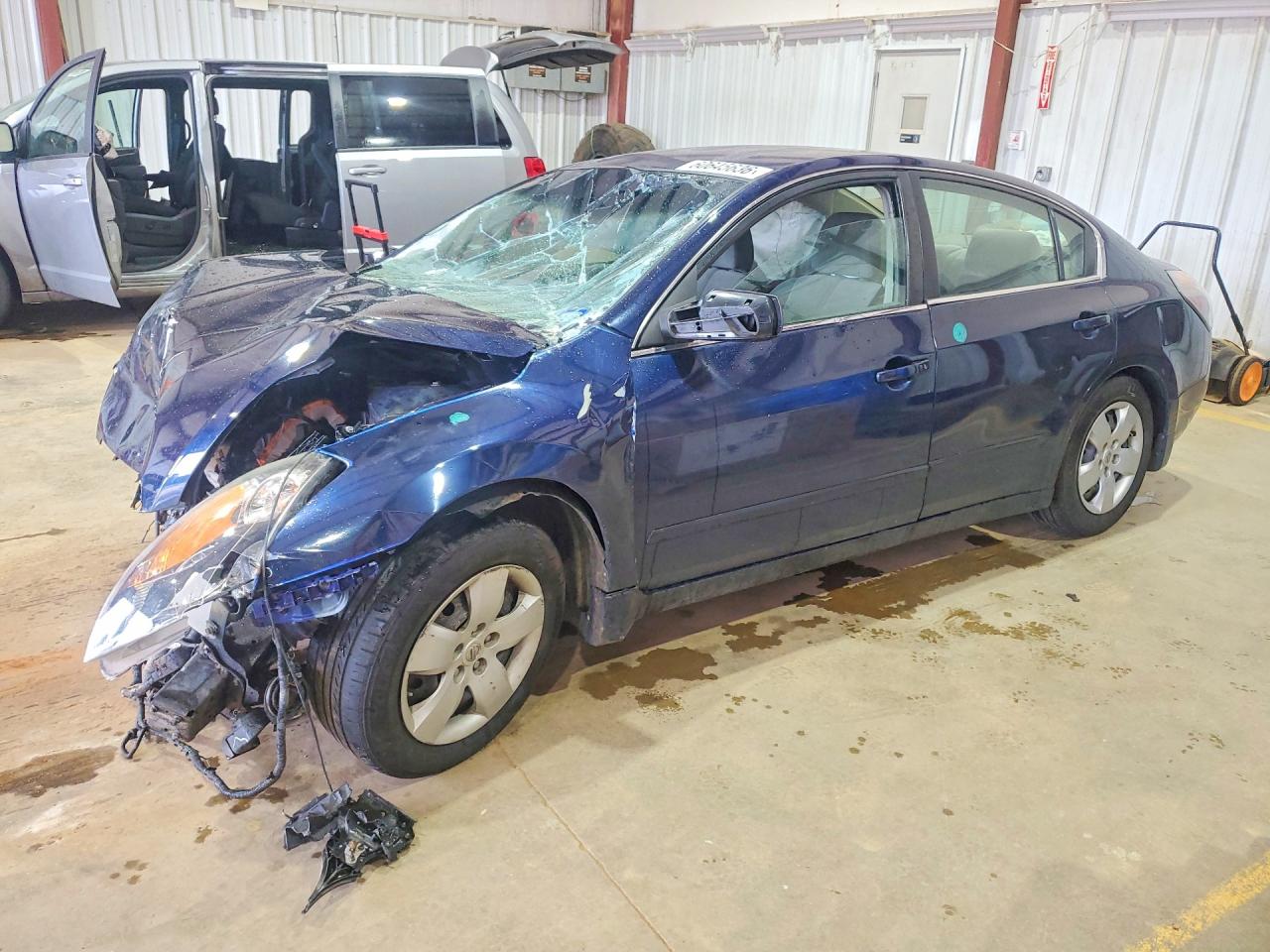 2008 Nissan Altima 2.5 Blue vin: 1N4AL21E38N453454