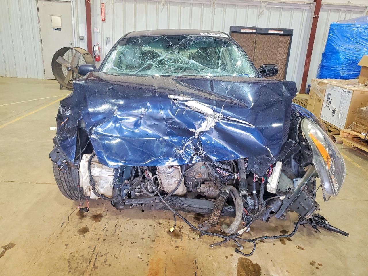 2008 Nissan Altima 2.5 Blue vin: 1N4AL21E38N453454