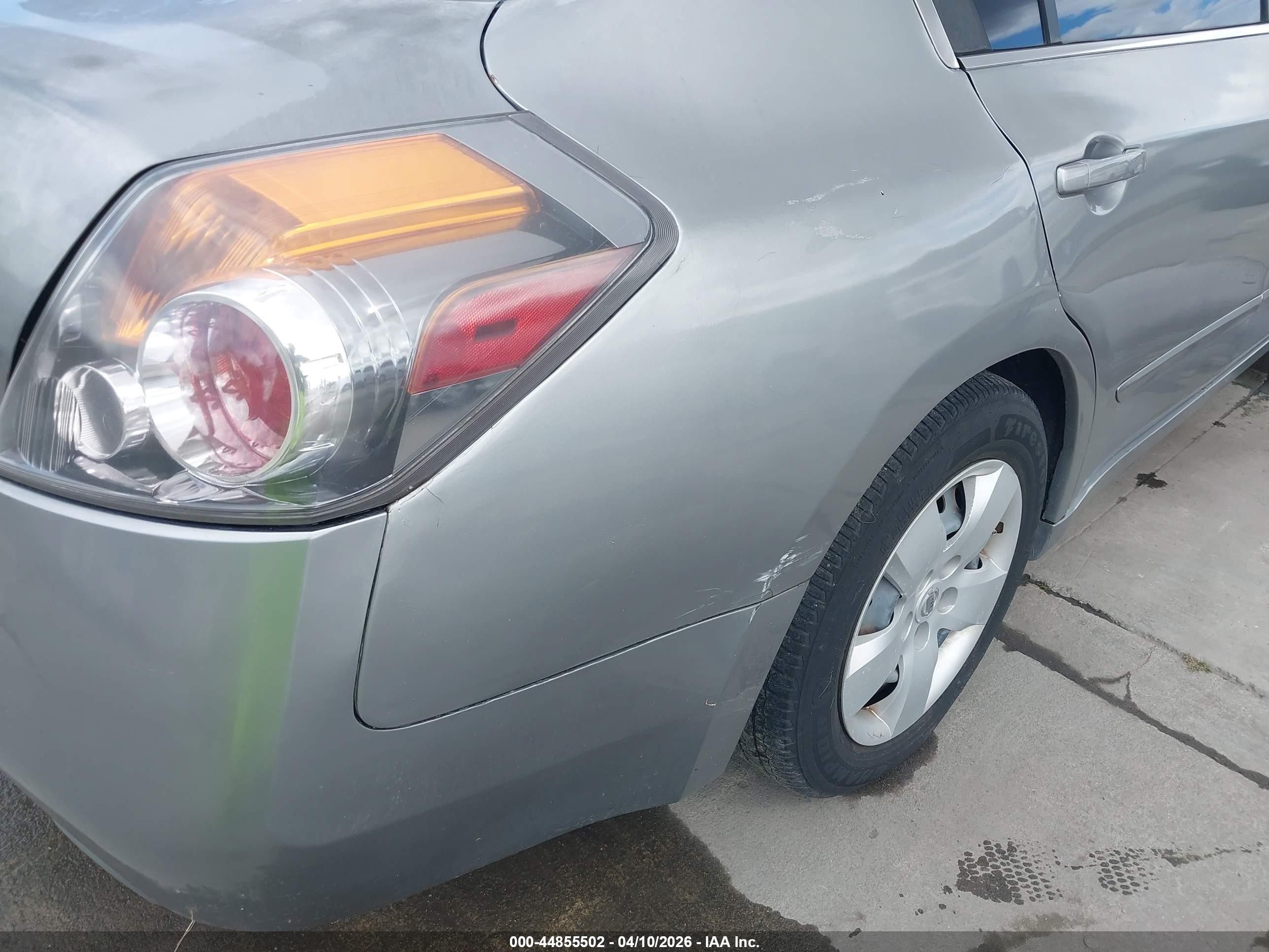 2008 Nissan Altima 2.5 S Gray vin: 1N4AL21E38N480654
