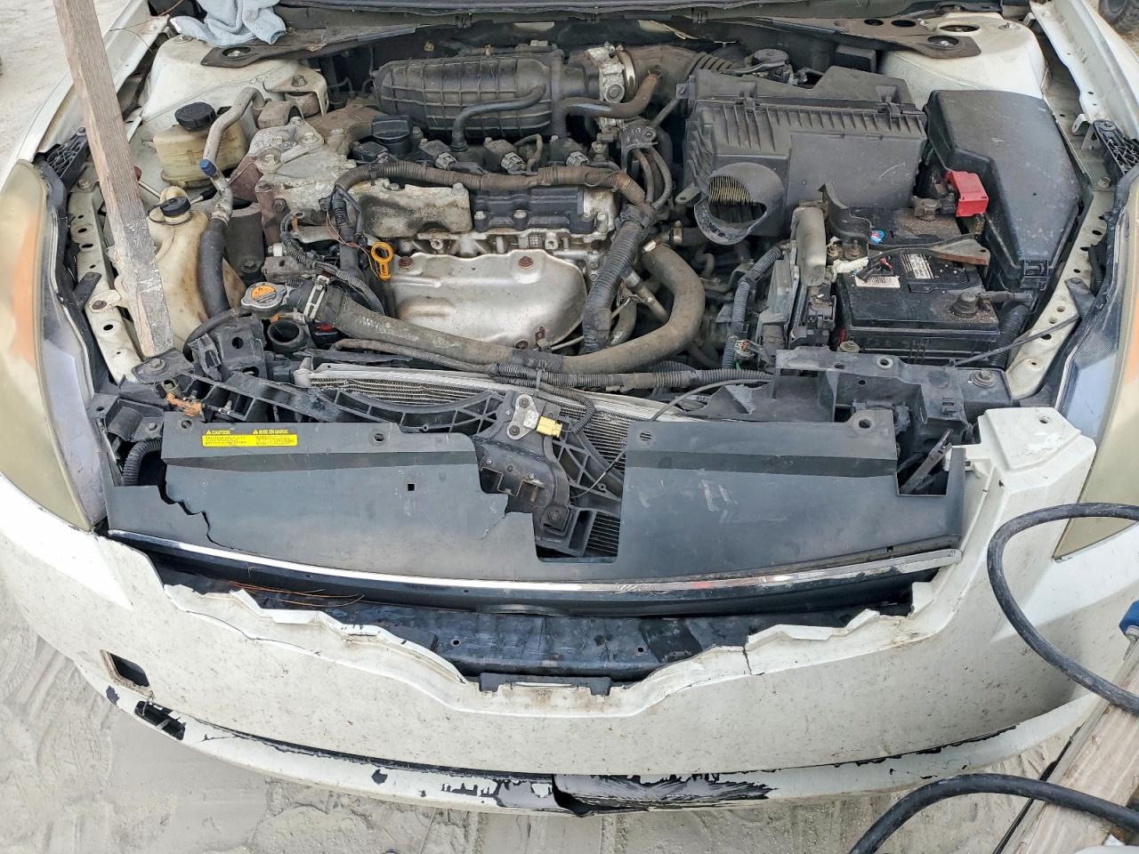 2008 Nissan Altima 2.5 White vin: 1N4AL21E38N551965