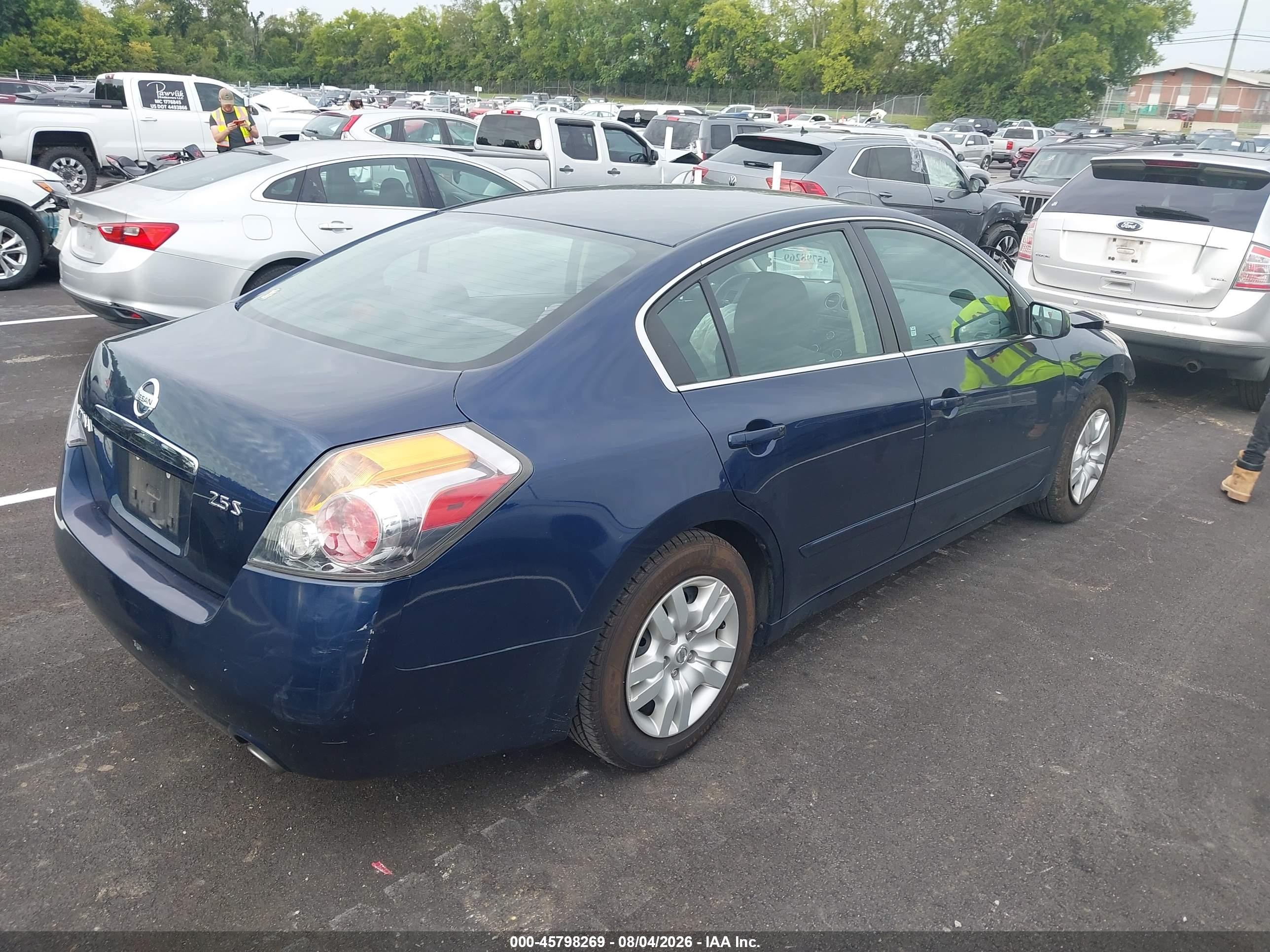2009 Nissan Altima 2.5 S Синий vin: 1N4AL21E39C174423