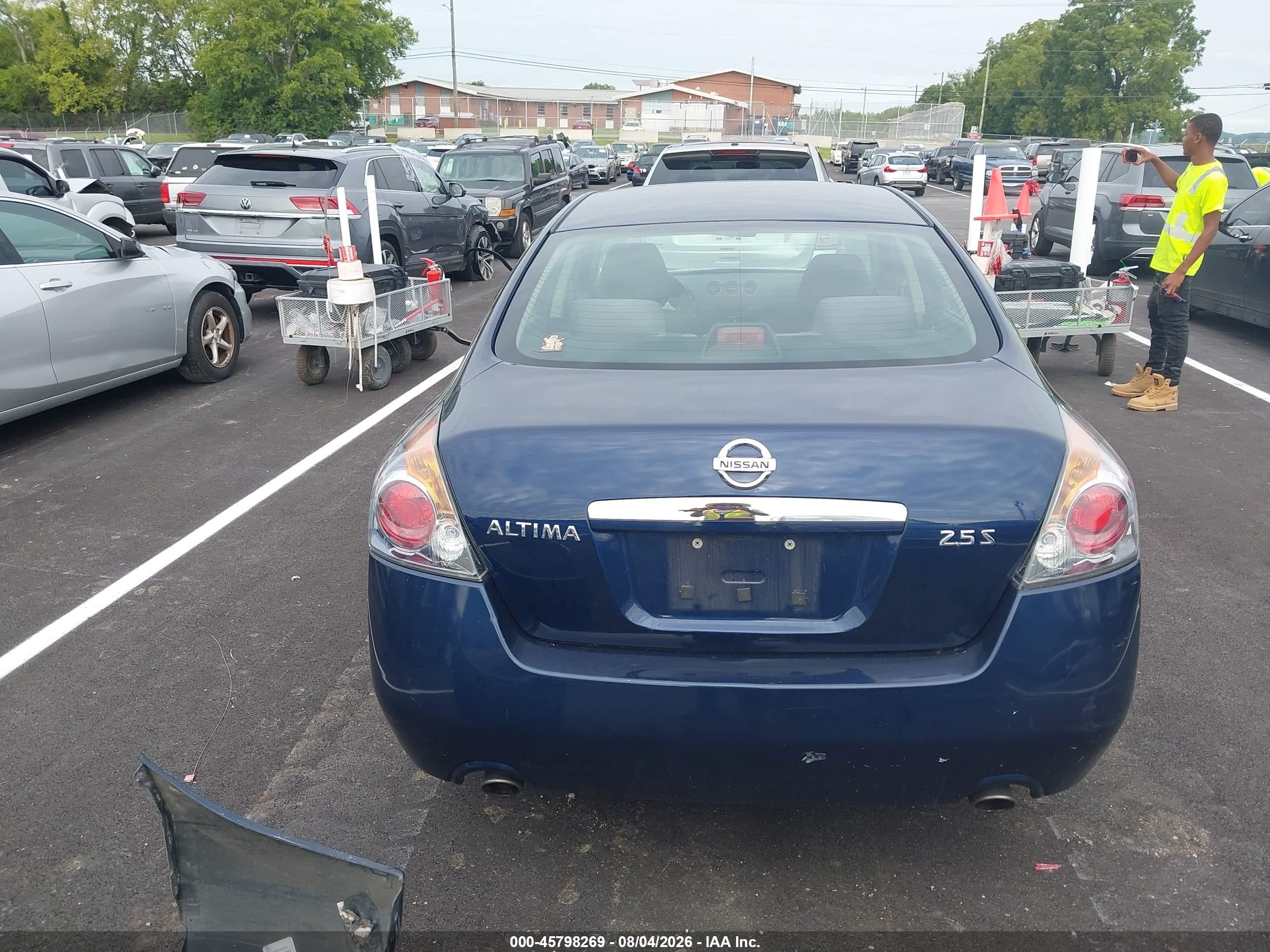 2009 Nissan Altima 2.5 S Синий vin: 1N4AL21E39C174423