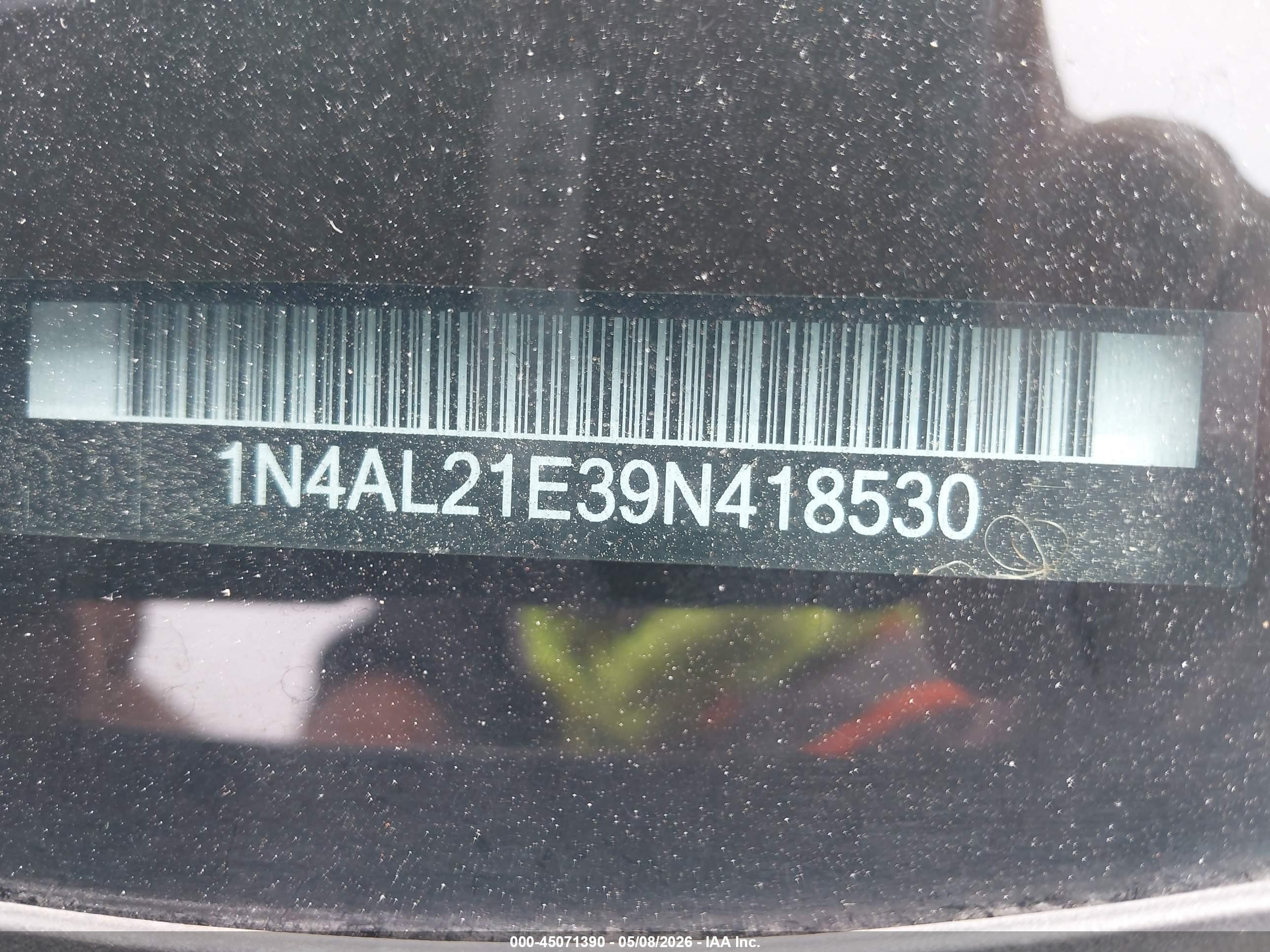 2009 Nissan Altima 2.5 S Черный vin: 1N4AL21E39N418530