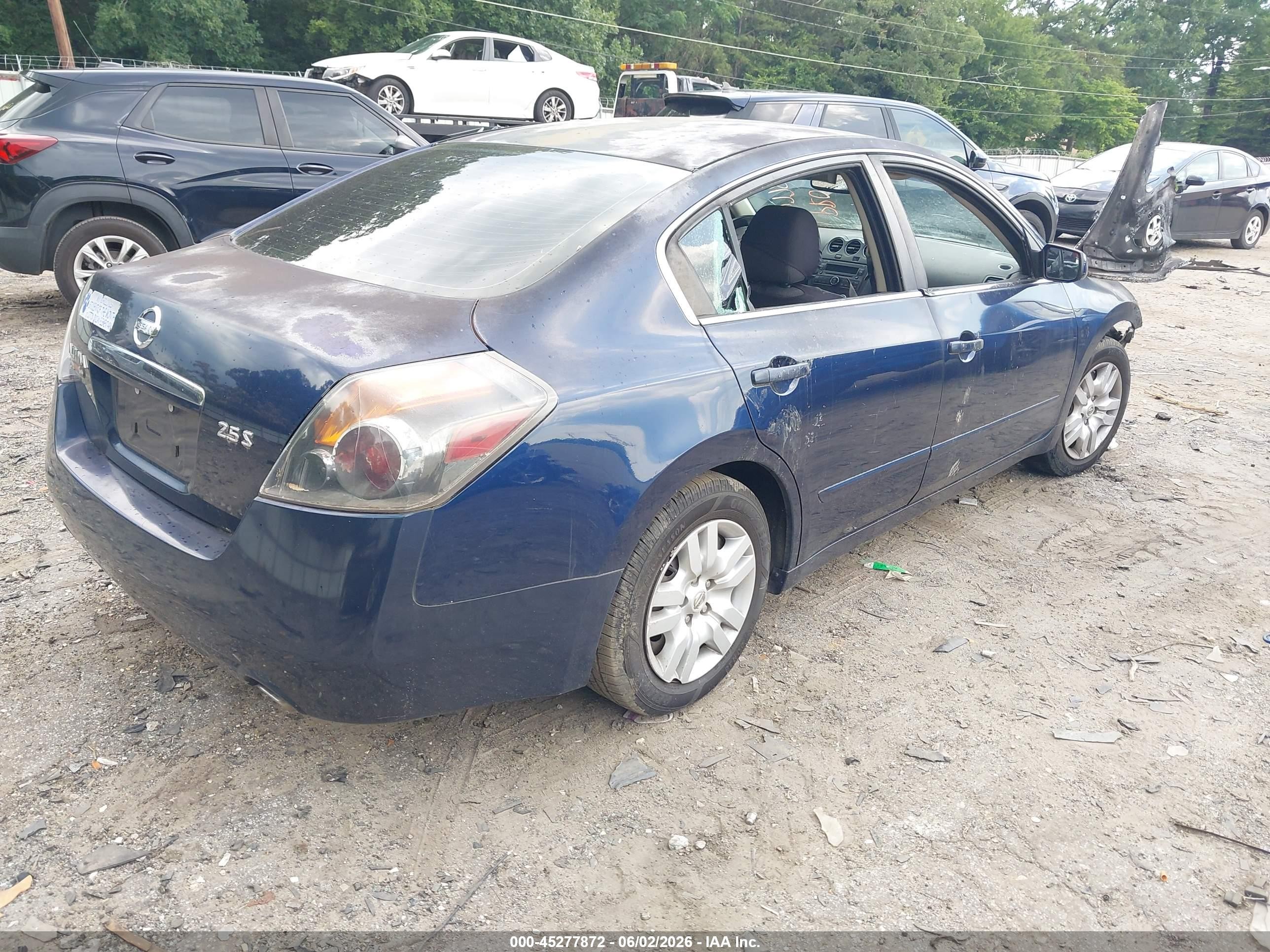2009 Nissan Altima 2.5 S Синий vin: 1N4AL21E39N441502