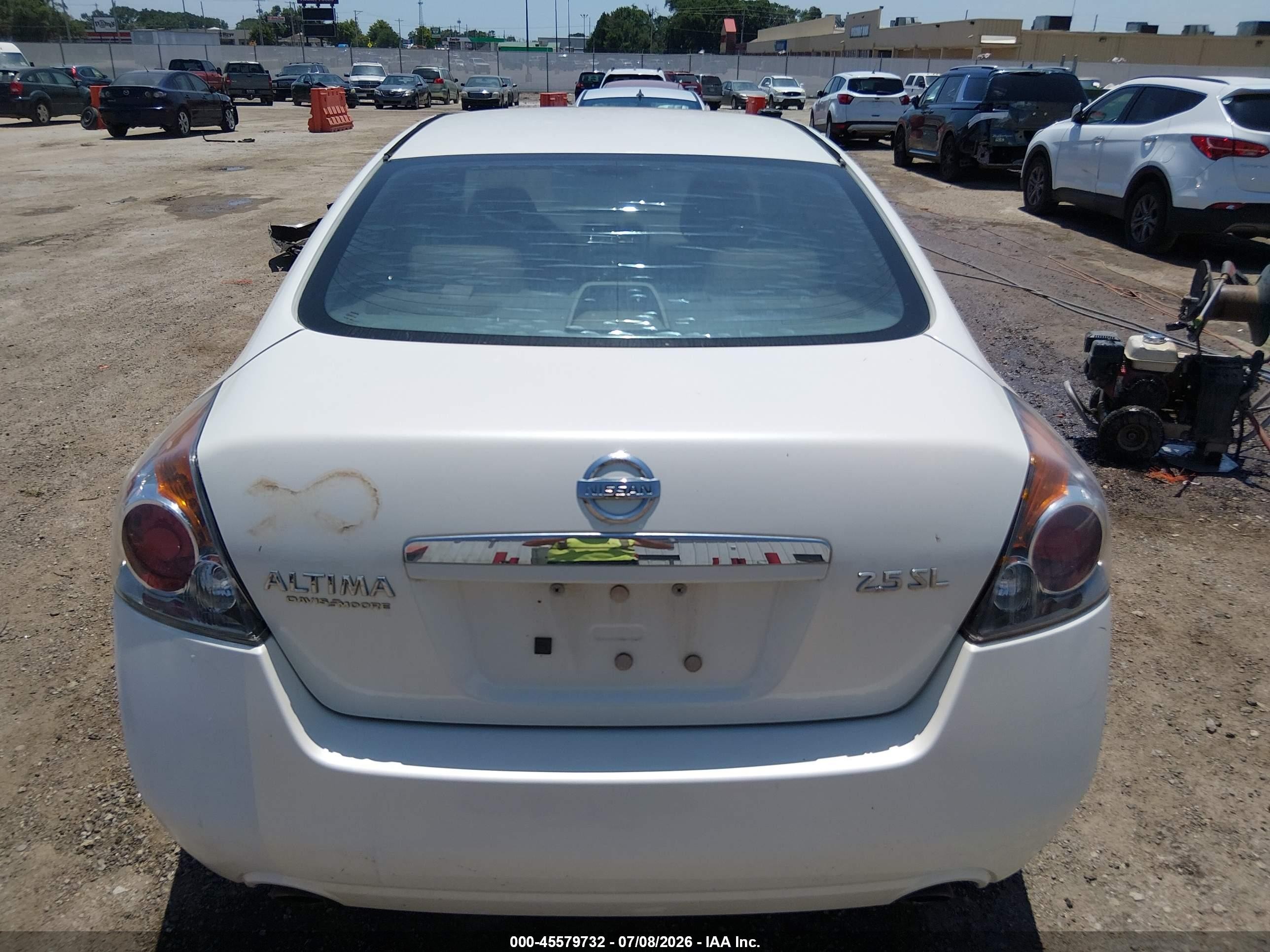 2009 Nissan Altima 2.5 S White vin: 1N4AL21E39N445159