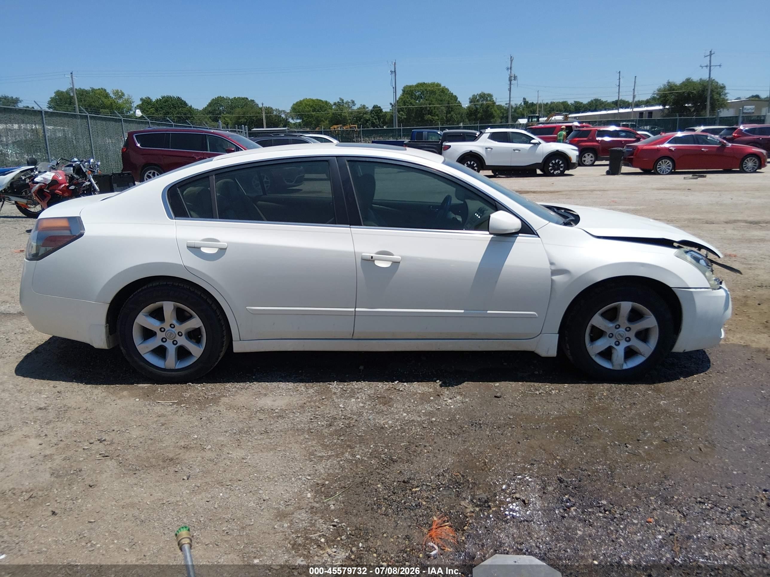 2009 Nissan Altima 2.5 S White vin: 1N4AL21E39N445159