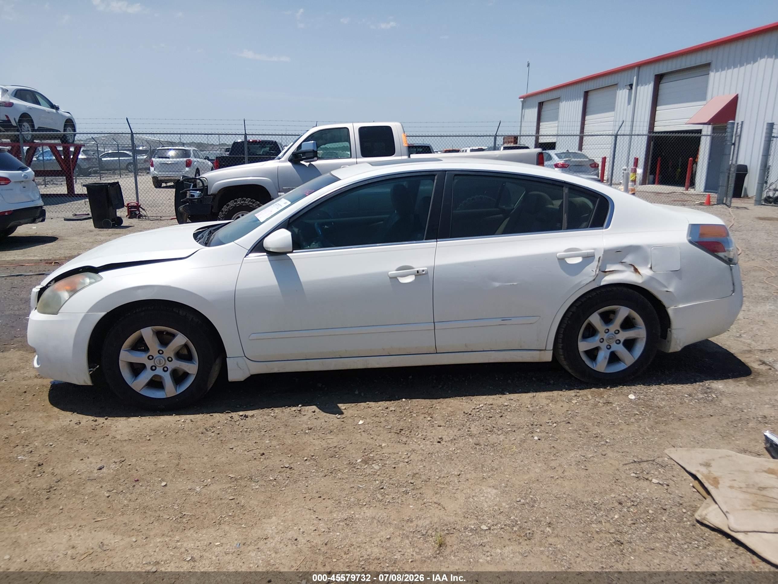 2009 Nissan Altima 2.5 S White vin: 1N4AL21E39N445159