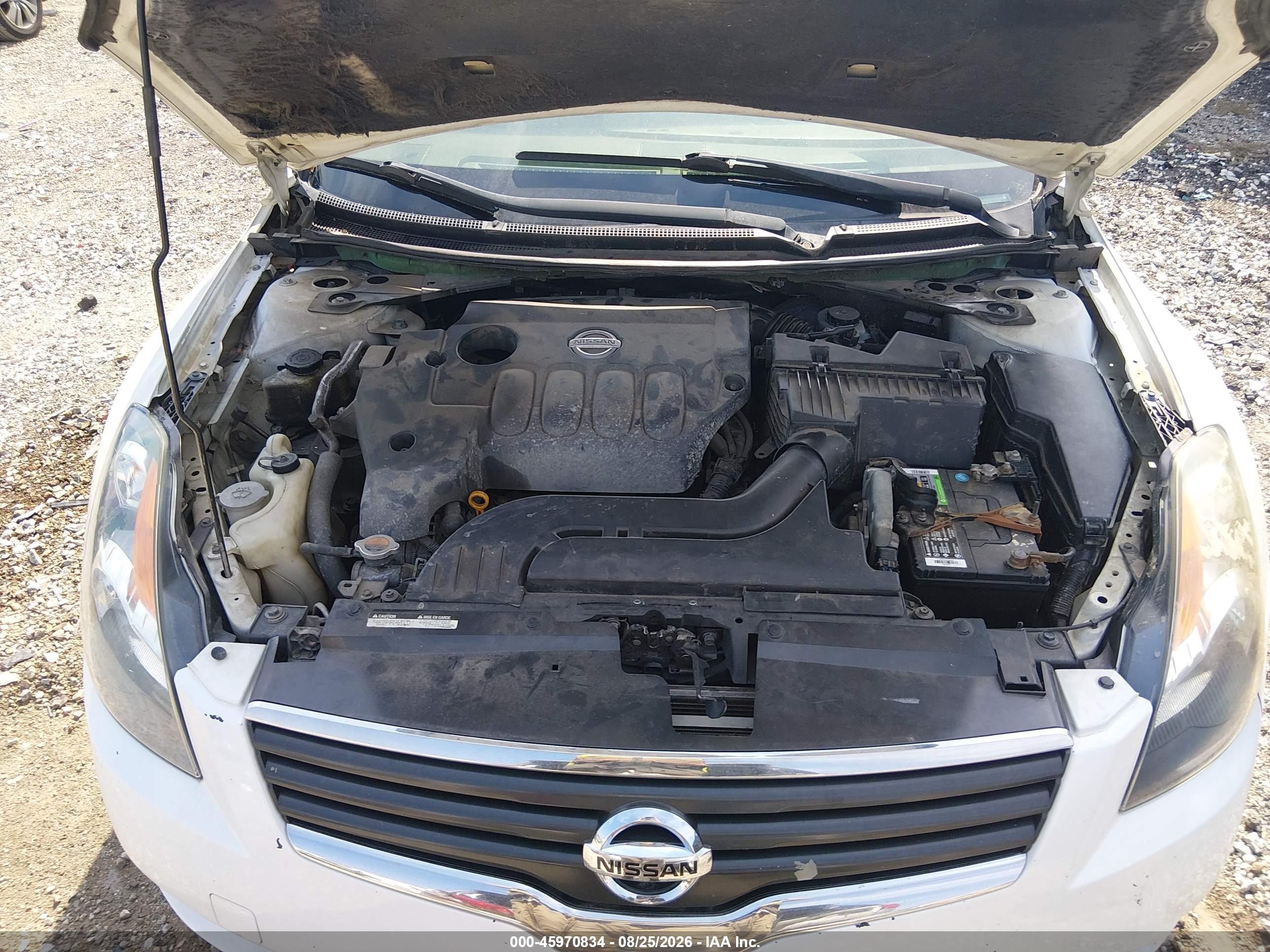 2009 Nissan Altima 2.5 S White vin: 1N4AL21E39N453682