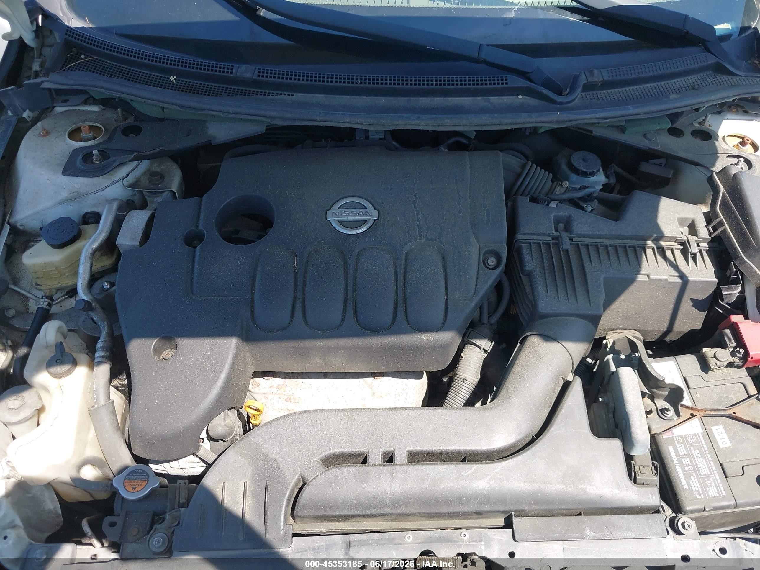 2009 Nissan Altima 2.5 S Белый vin: 1N4AL21E39N475309