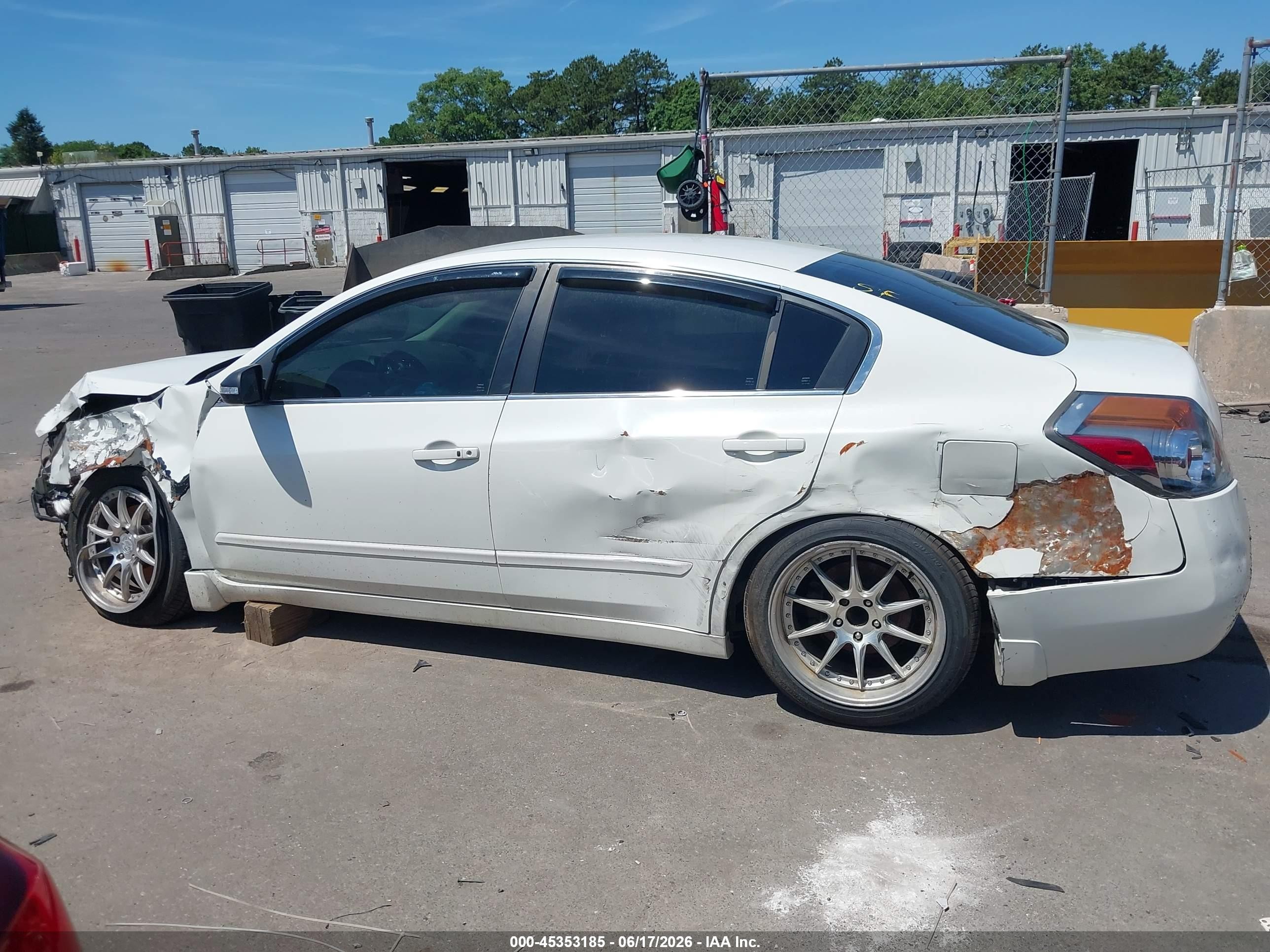 2009 Nissan Altima 2.5 S Белый vin: 1N4AL21E39N475309
