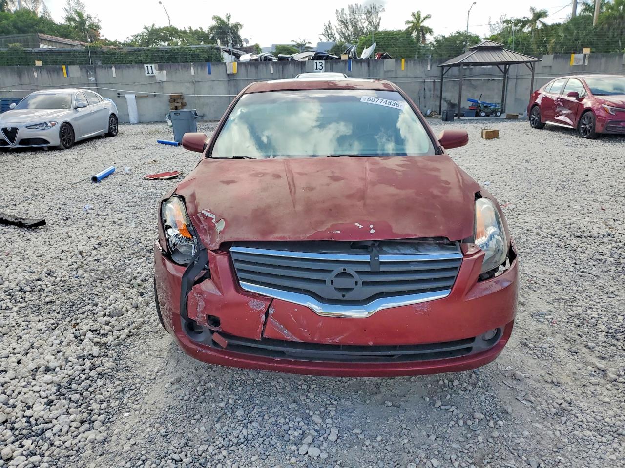 2007 Nissan Altima 2.5 Red vin: 1N4AL21E47C111487