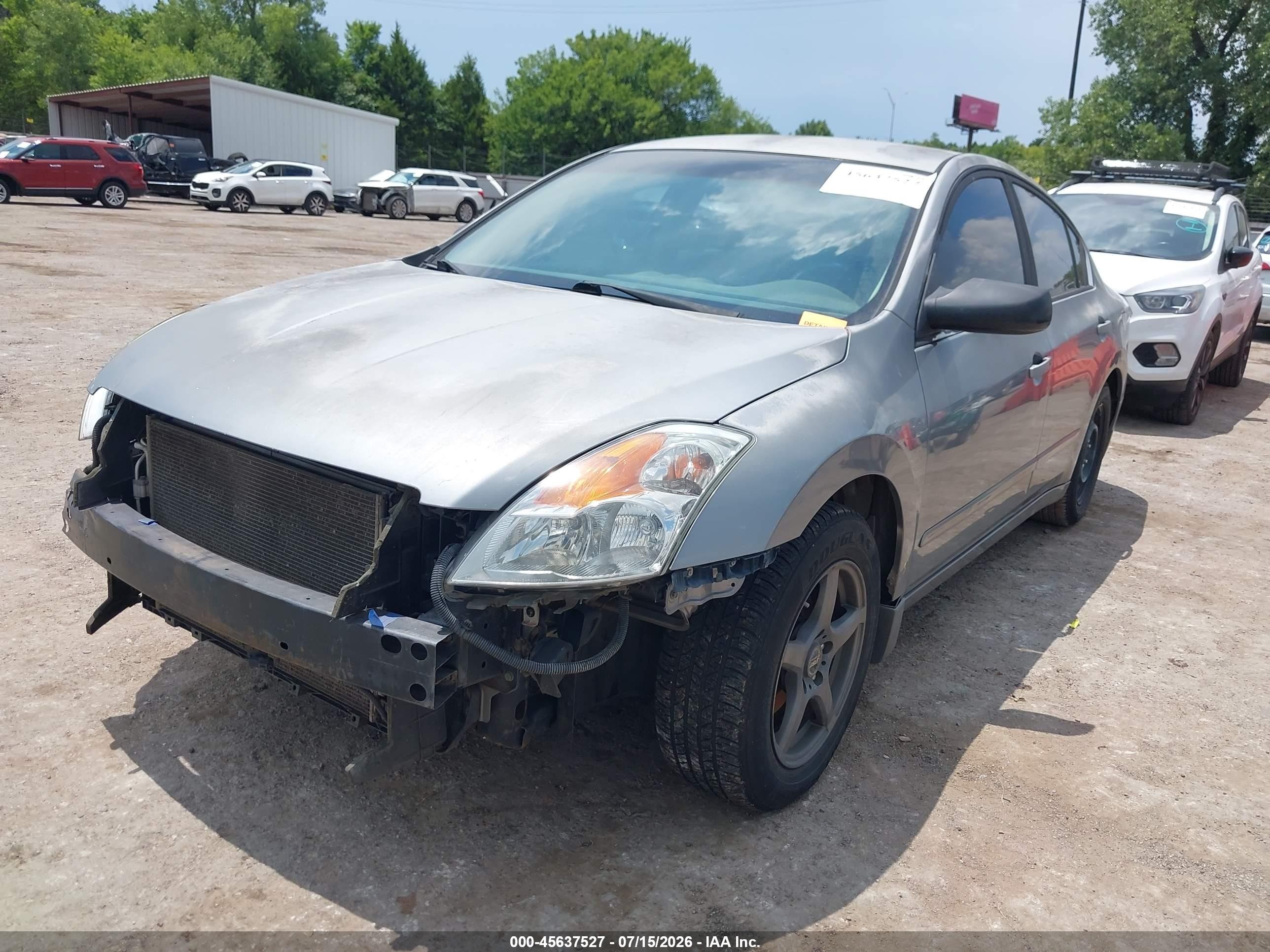 2007 Nissan Altima 2.5 S Серебряный vin: 1N4AL21E47C111635