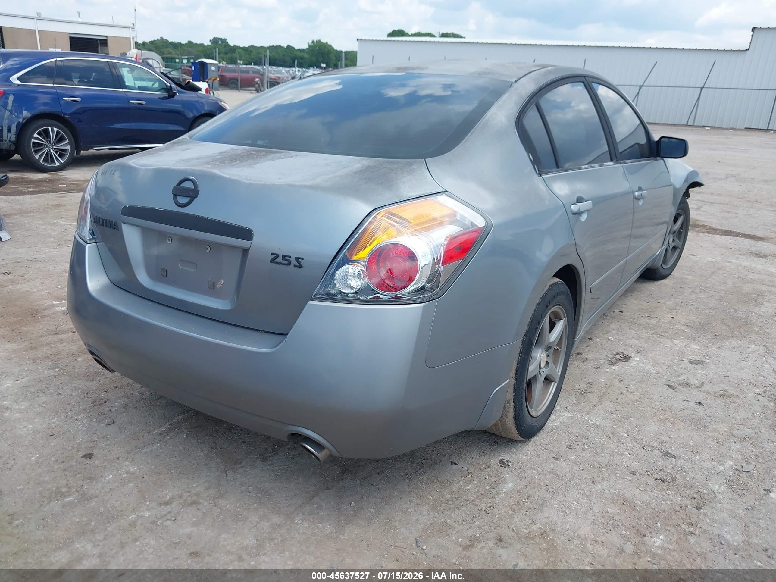 2007 Nissan Altima 2.5 S Серебряный vin: 1N4AL21E47C111635