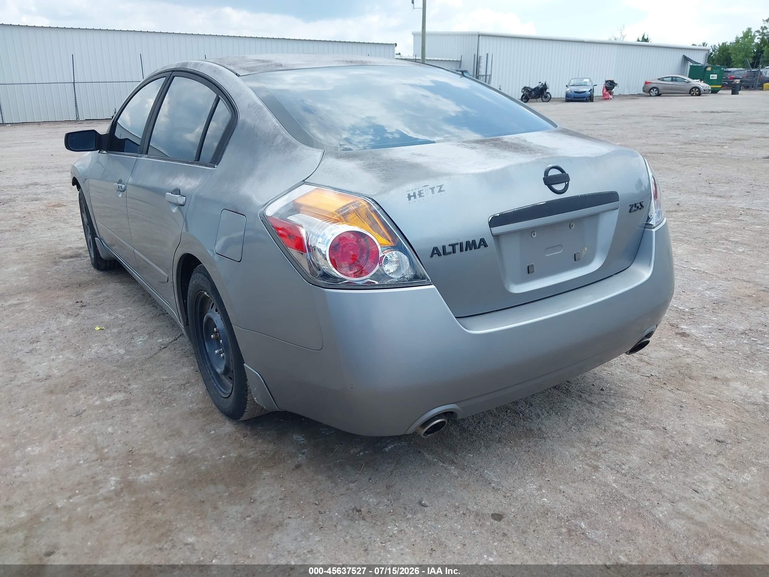 2007 Nissan Altima 2.5 S Серебряный vin: 1N4AL21E47C111635