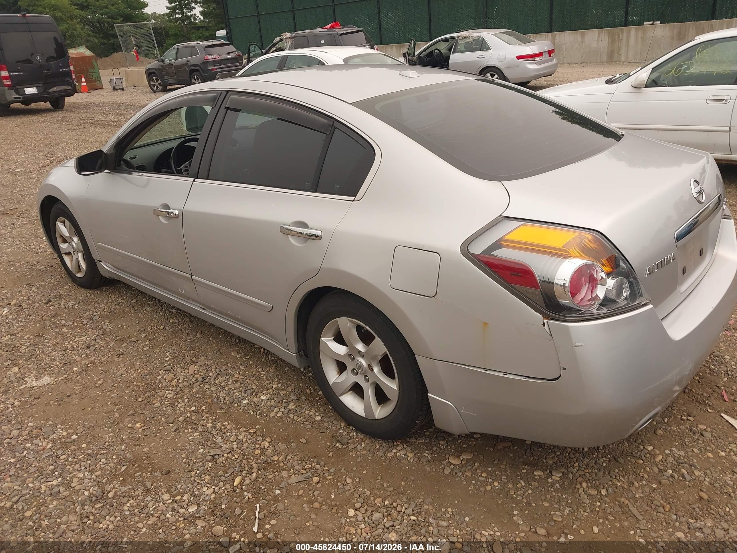 2007 Nissan Altima 2.5 S Silver vin: 1N4AL21E47C174623