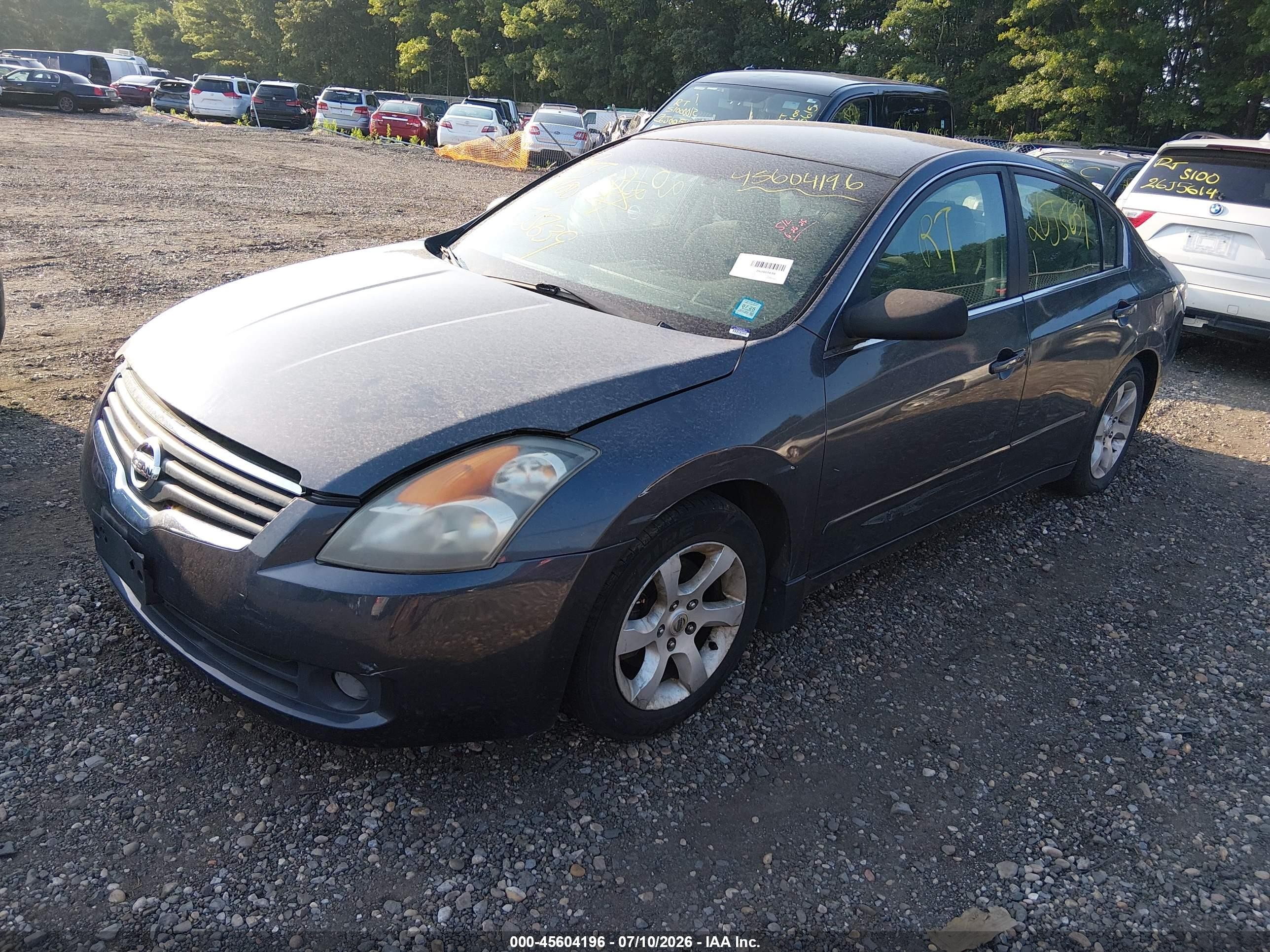 2007 Nissan Altima 2.5 S Blue vin: 1N4AL21E47C201089