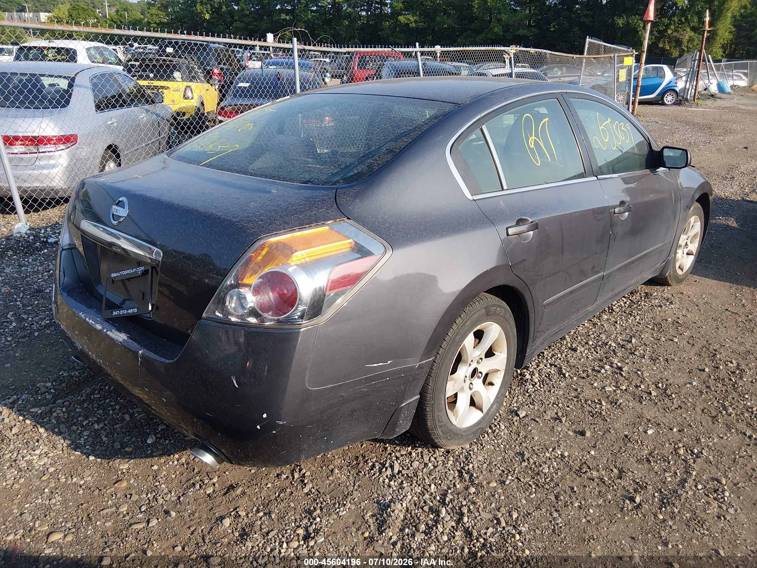 2007 Nissan Altima 2.5 S Blue vin: 1N4AL21E47C201089