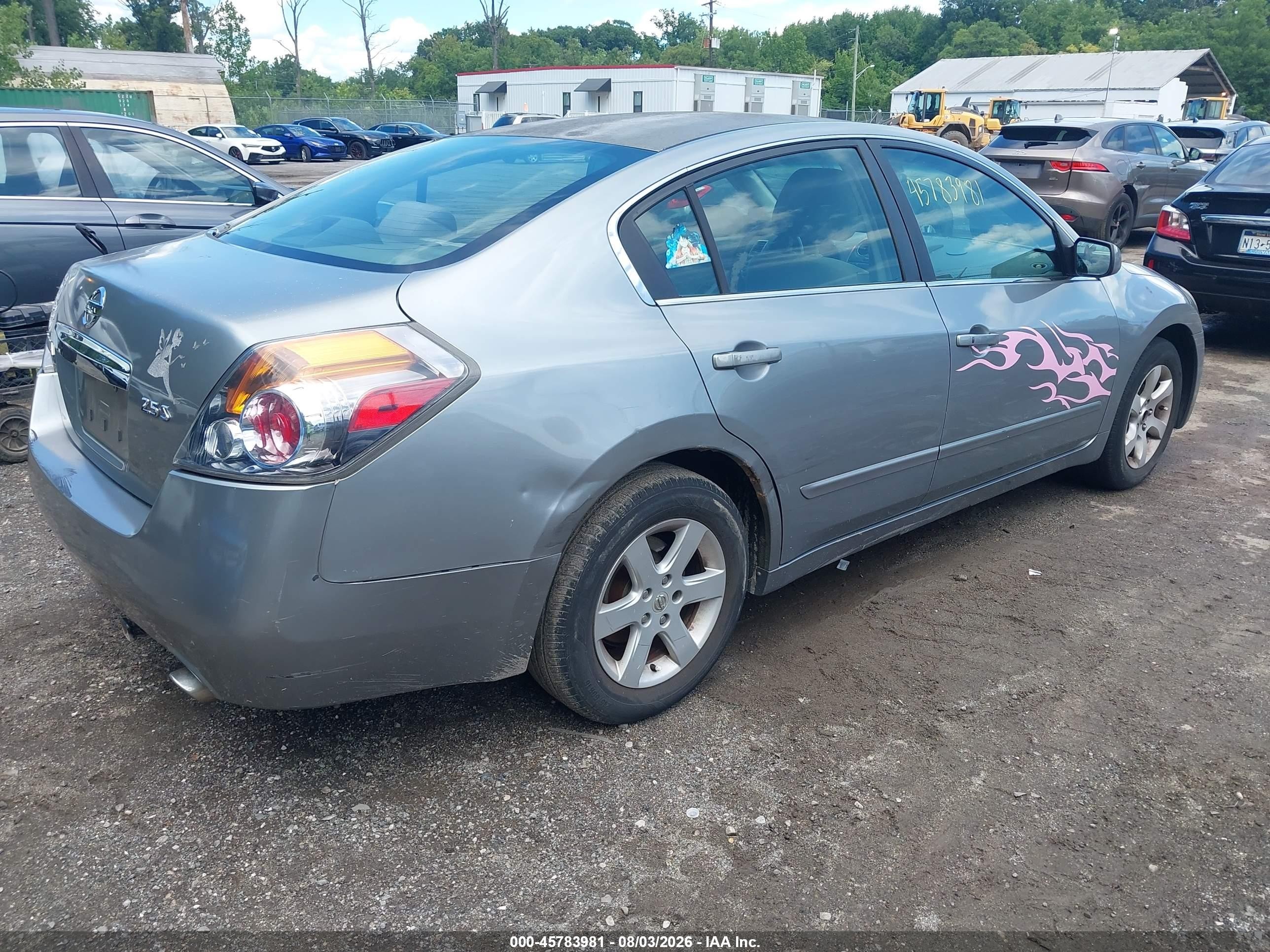 2007 Nissan Altima 2.5 S Серебряный vin: 1N4AL21E47C214313