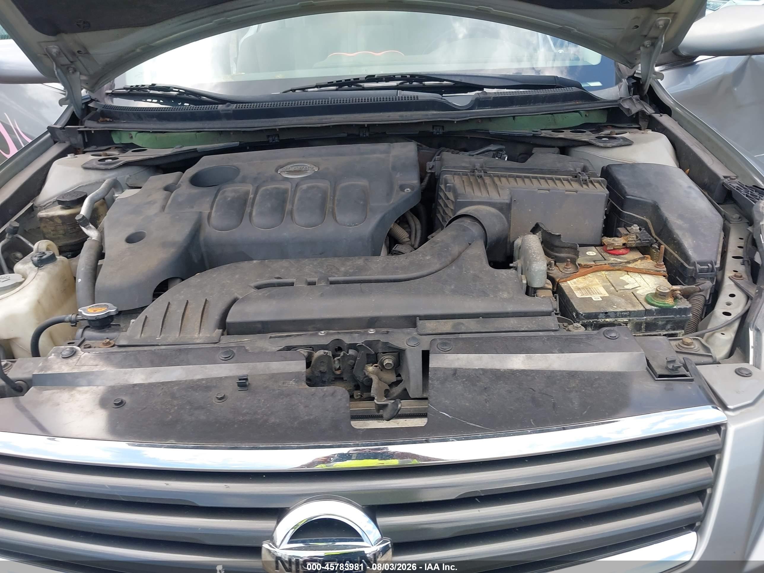 2007 Nissan Altima 2.5 S Серебряный vin: 1N4AL21E47C214313