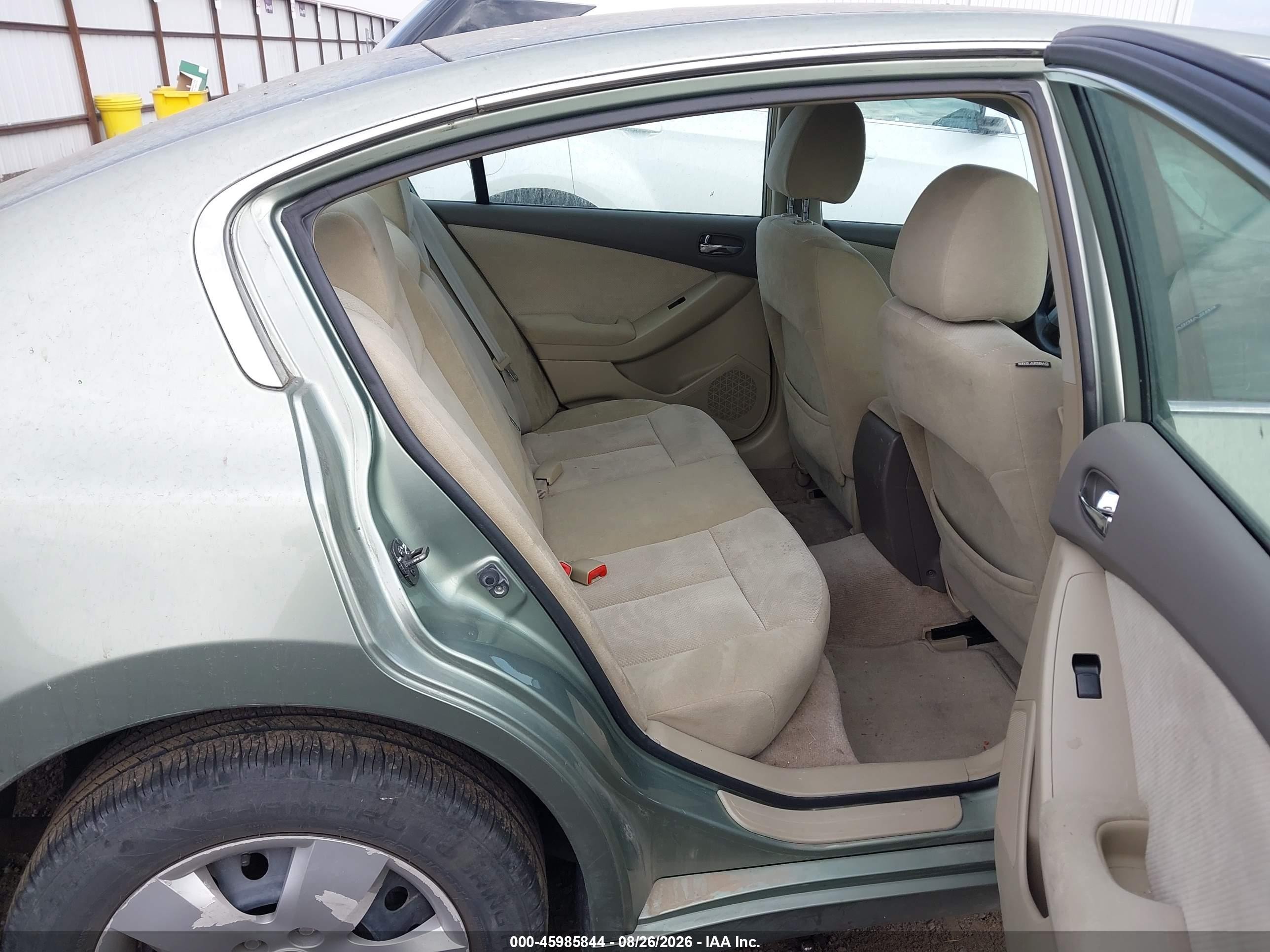2007 Nissan Altima 2.5 S Green vin: 1N4AL21E47C217051