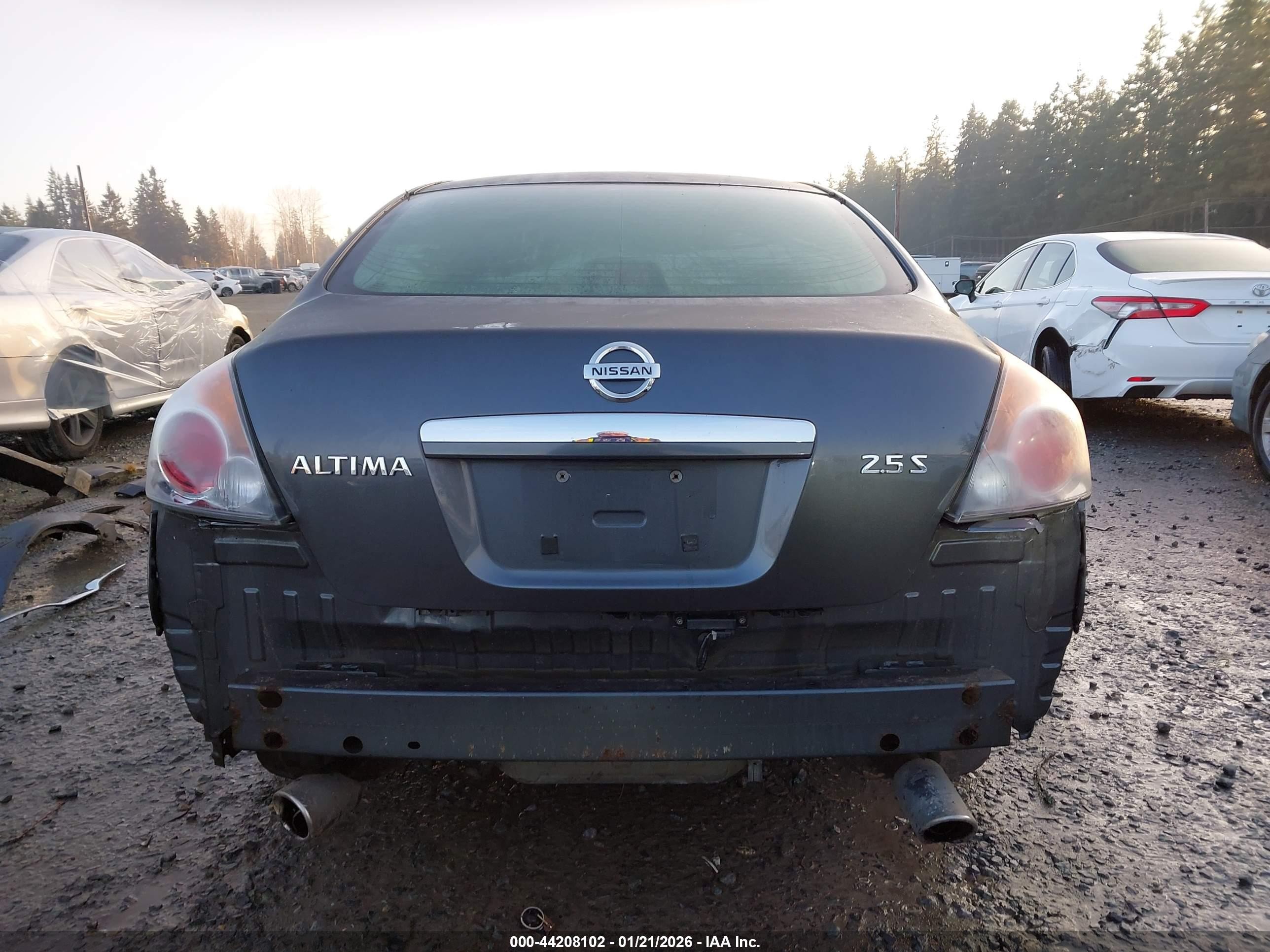 2007 Nissan Altima 2.5 S Gray vin: 1N4AL21E47C229104