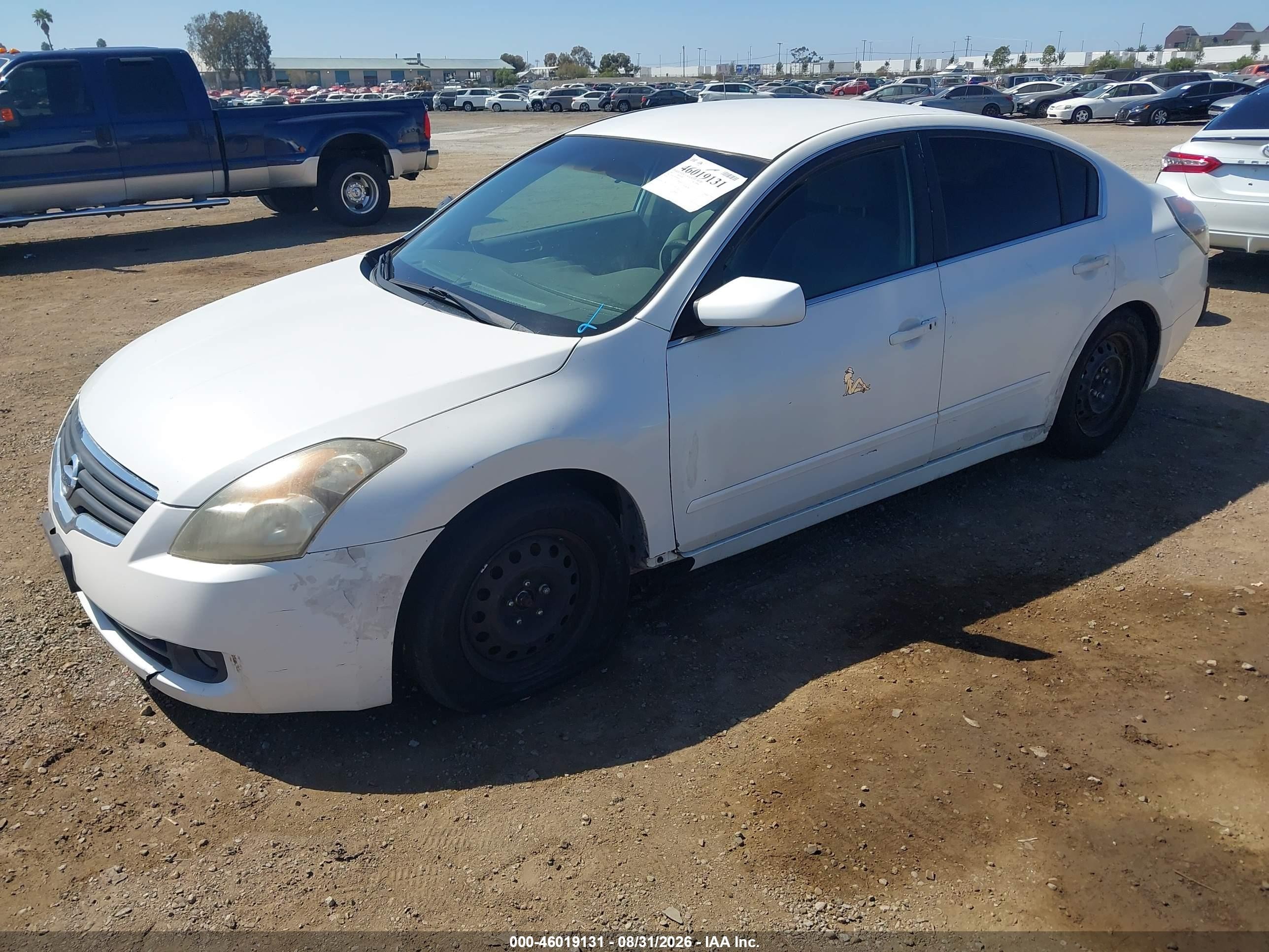 2007 Nissan Altima 2.5 S White vin: 1N4AL21E47N451677
