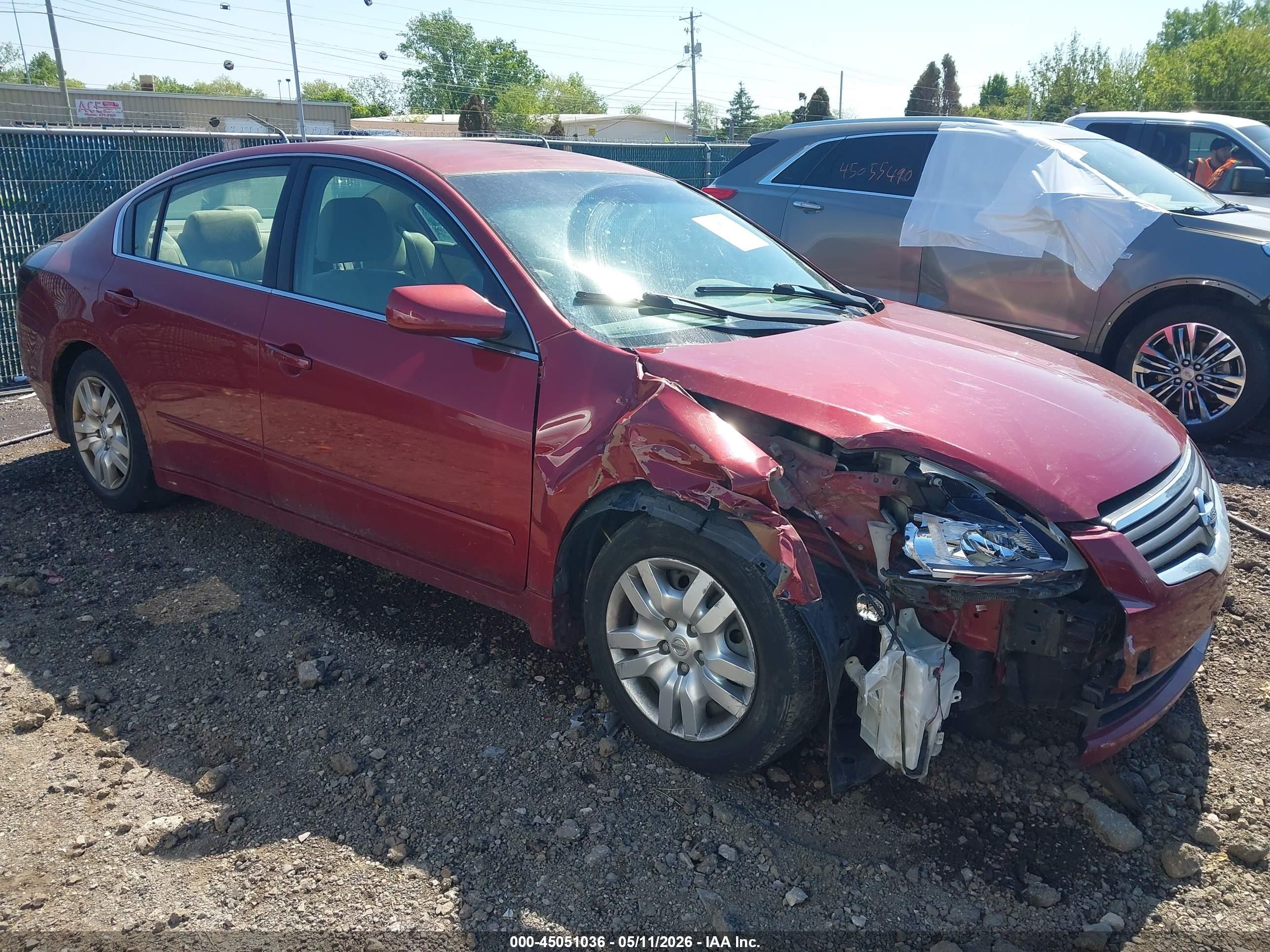 2008 Nissan Altima 2.5 S Maroon vin: 1N4AL21E48N407440