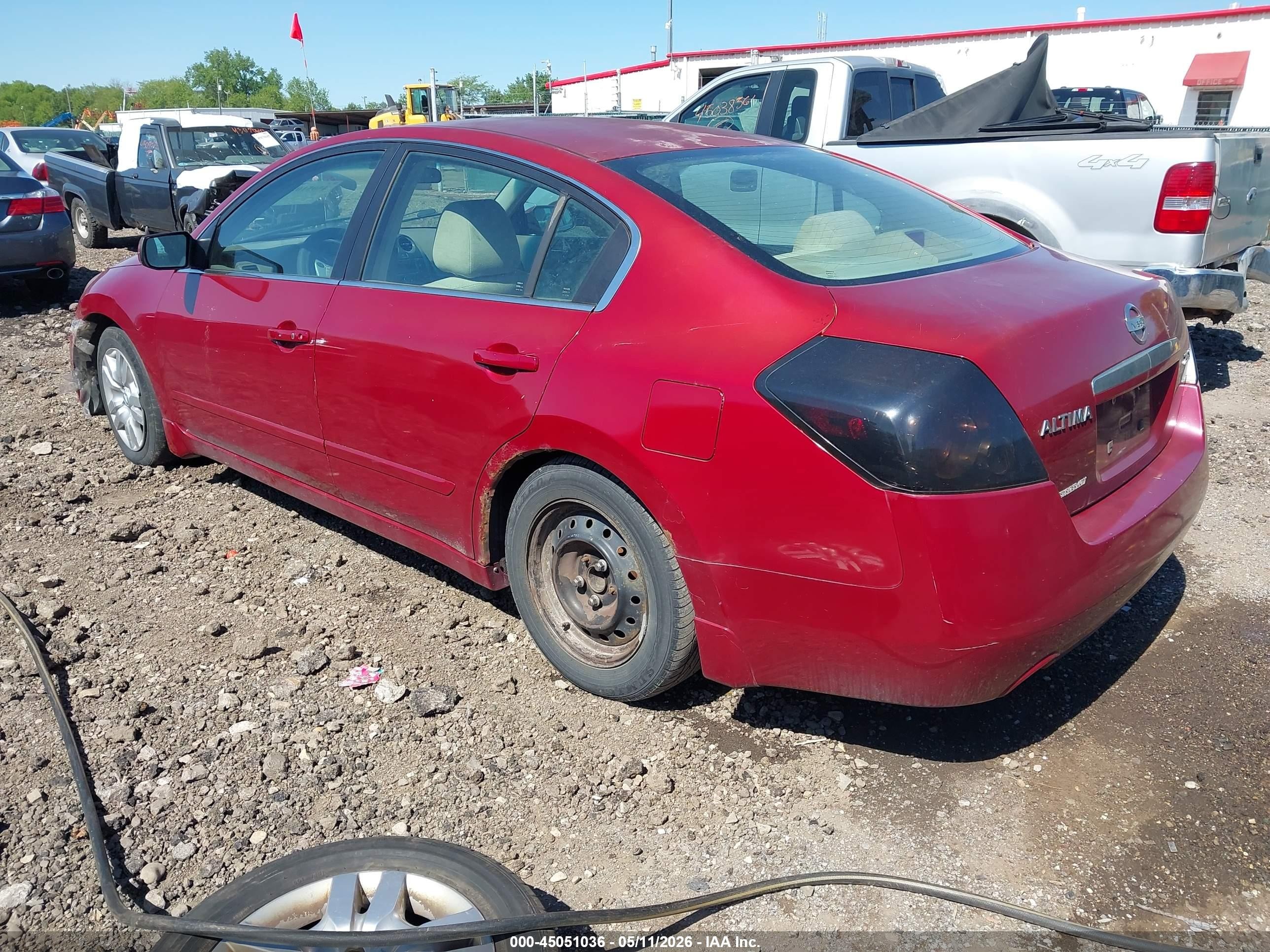 2008 Nissan Altima 2.5 S Темно-бордовый vin: 1N4AL21E48N407440