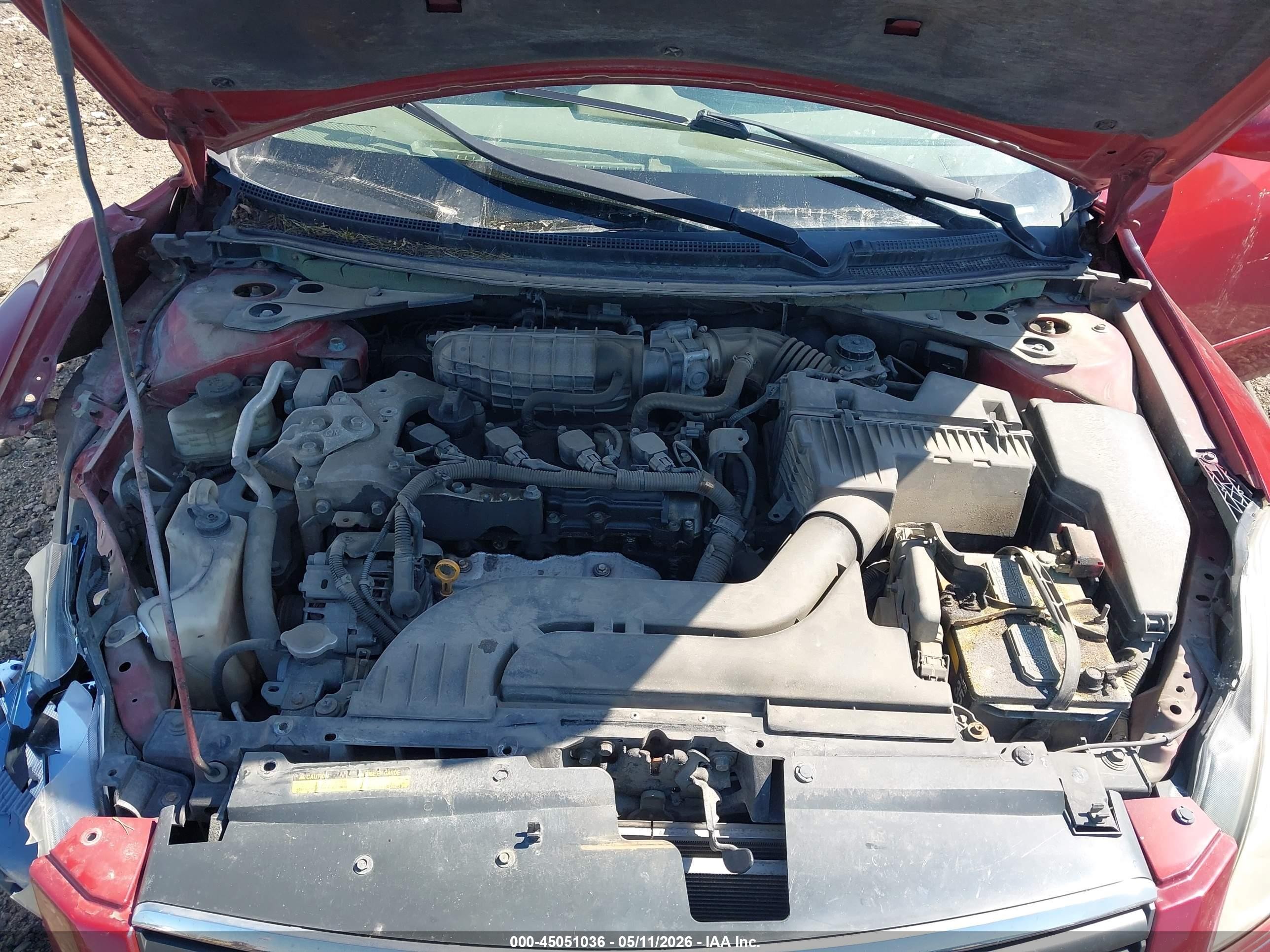 2008 Nissan Altima 2.5 S Темно-бордовый vin: 1N4AL21E48N407440