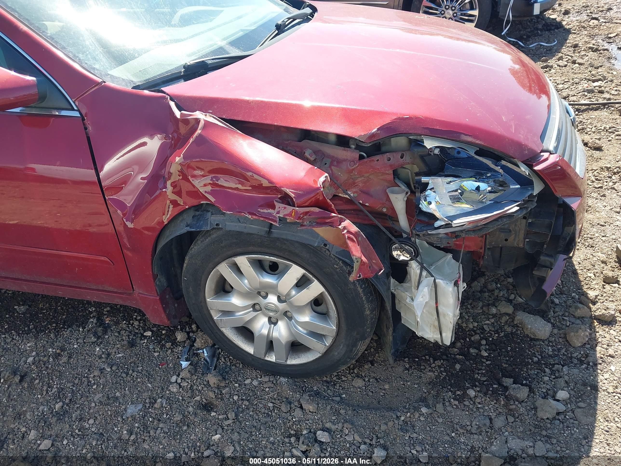 2008 Nissan Altima 2.5 S Темно-бордовый vin: 1N4AL21E48N407440