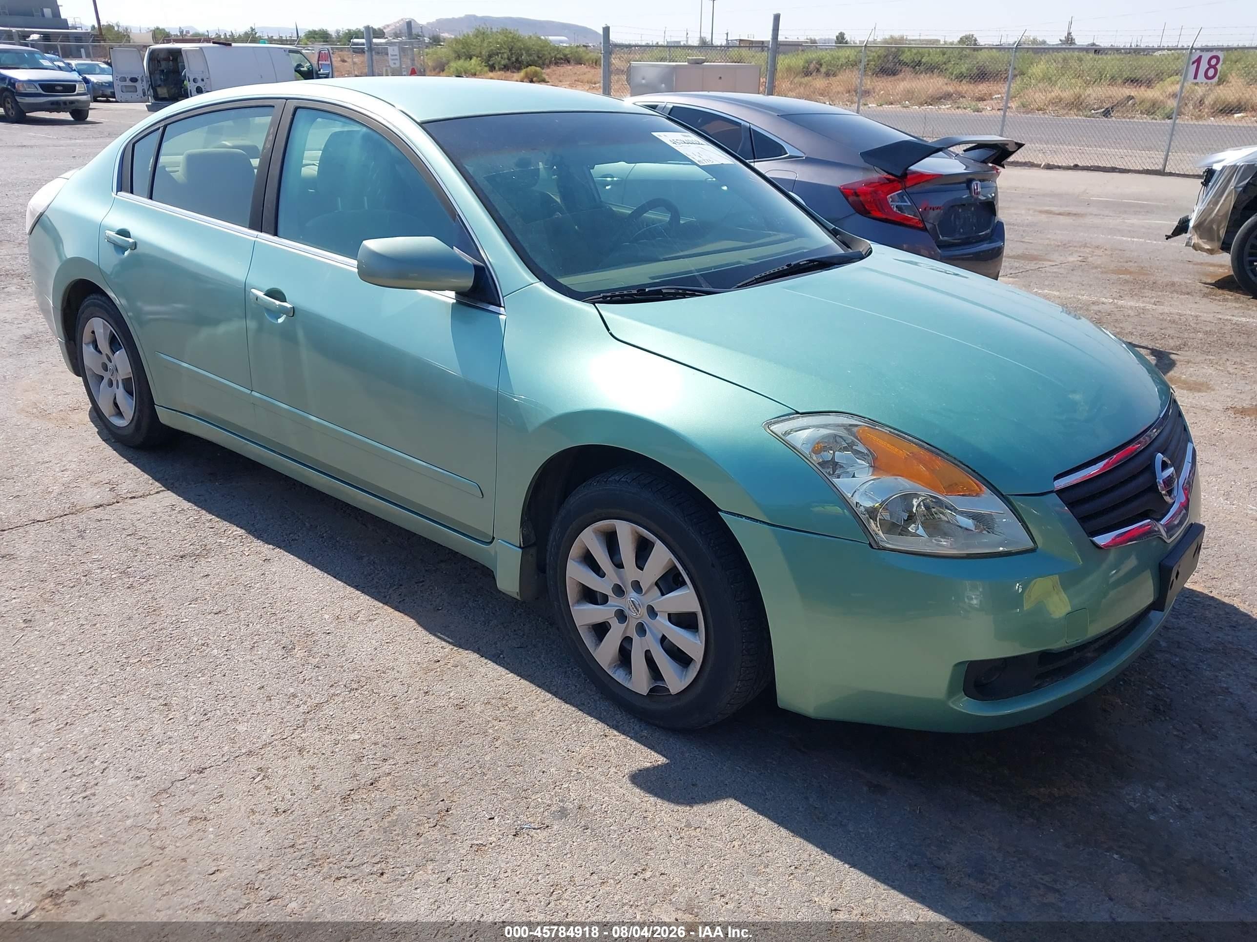 2008 Nissan Altima 2.5 S Green vin: 1N4AL21E48N423167