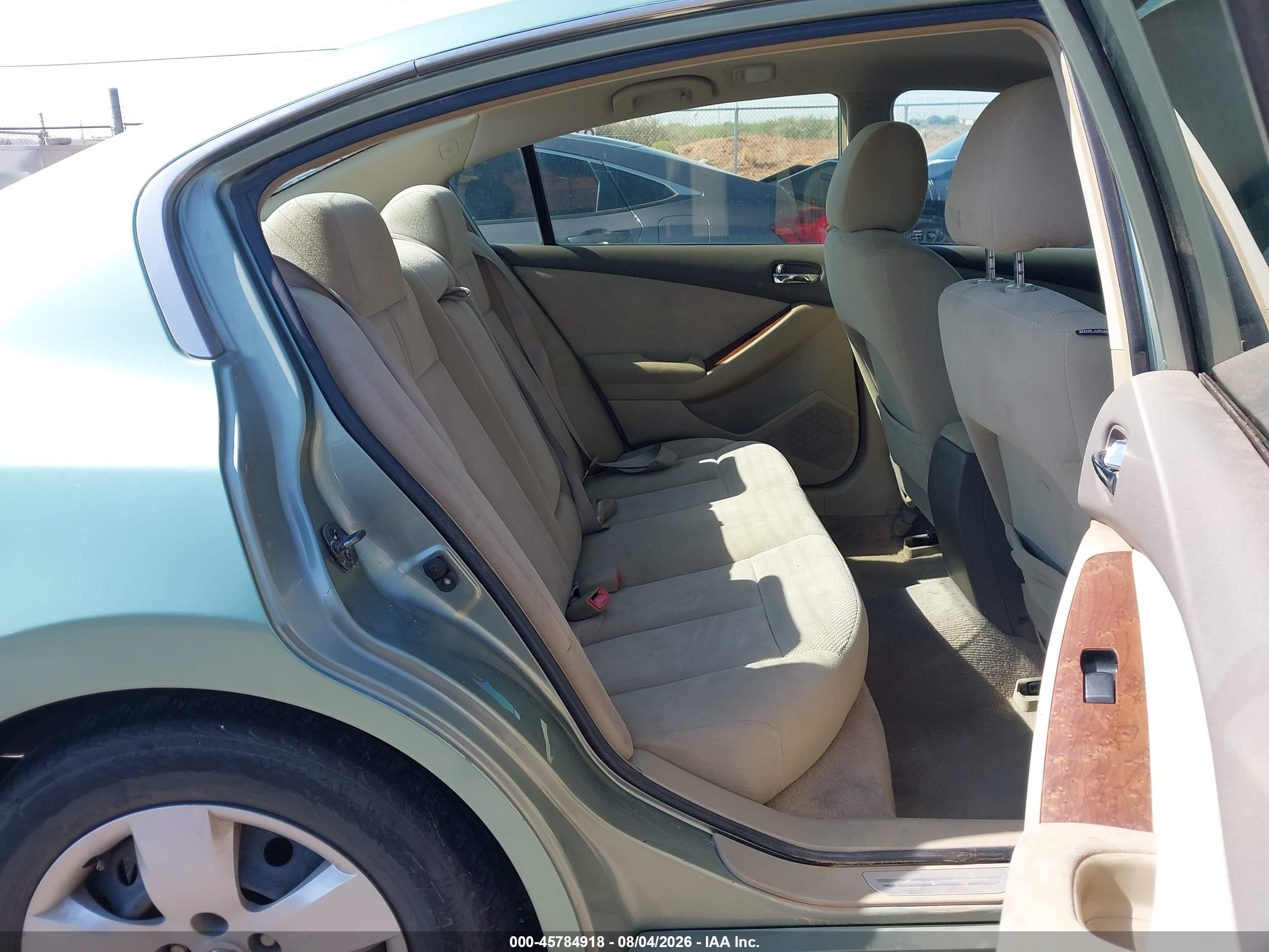 2008 Nissan Altima 2.5 S Green vin: 1N4AL21E48N423167