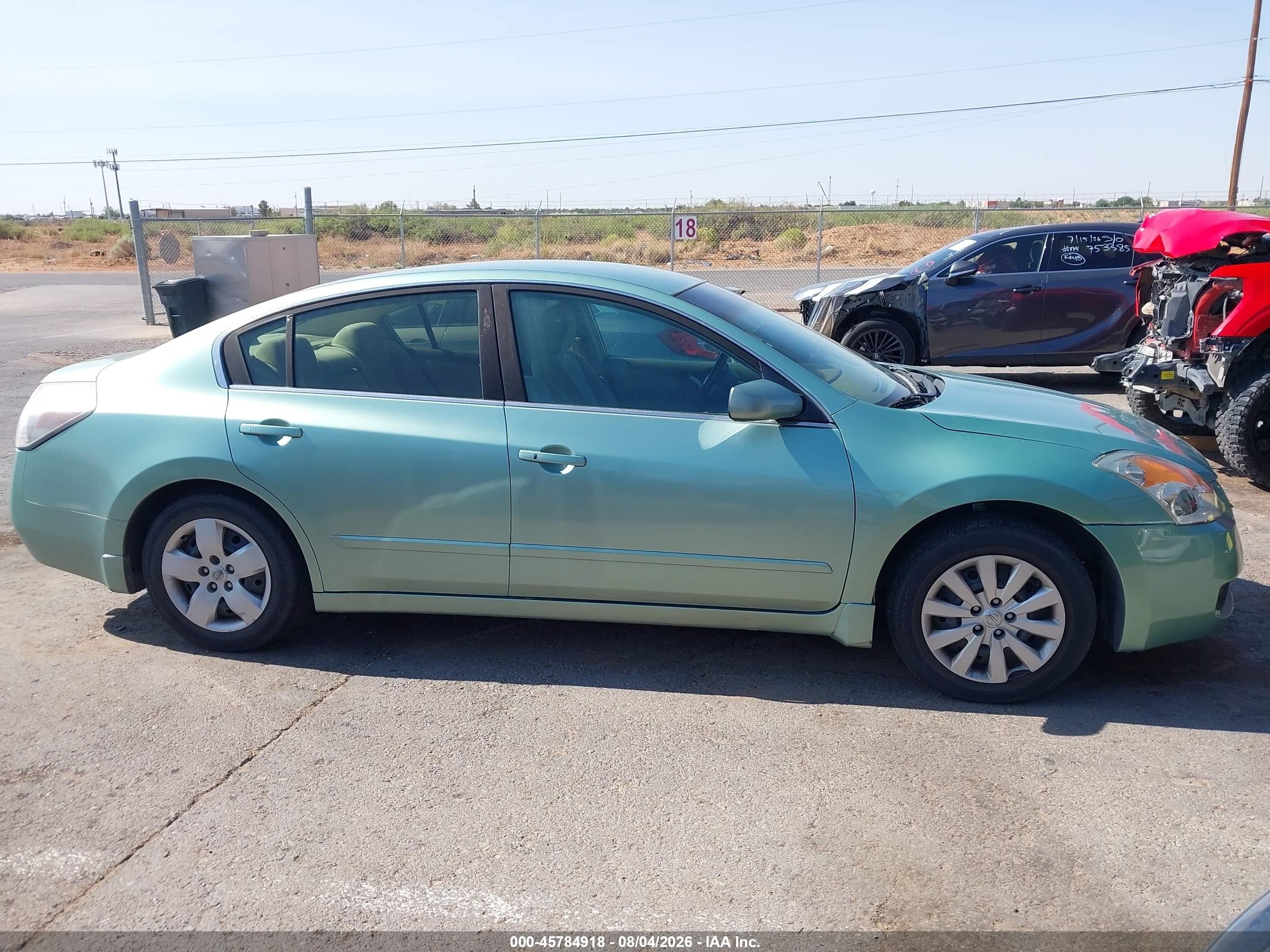2008 Nissan Altima 2.5 S Green vin: 1N4AL21E48N423167