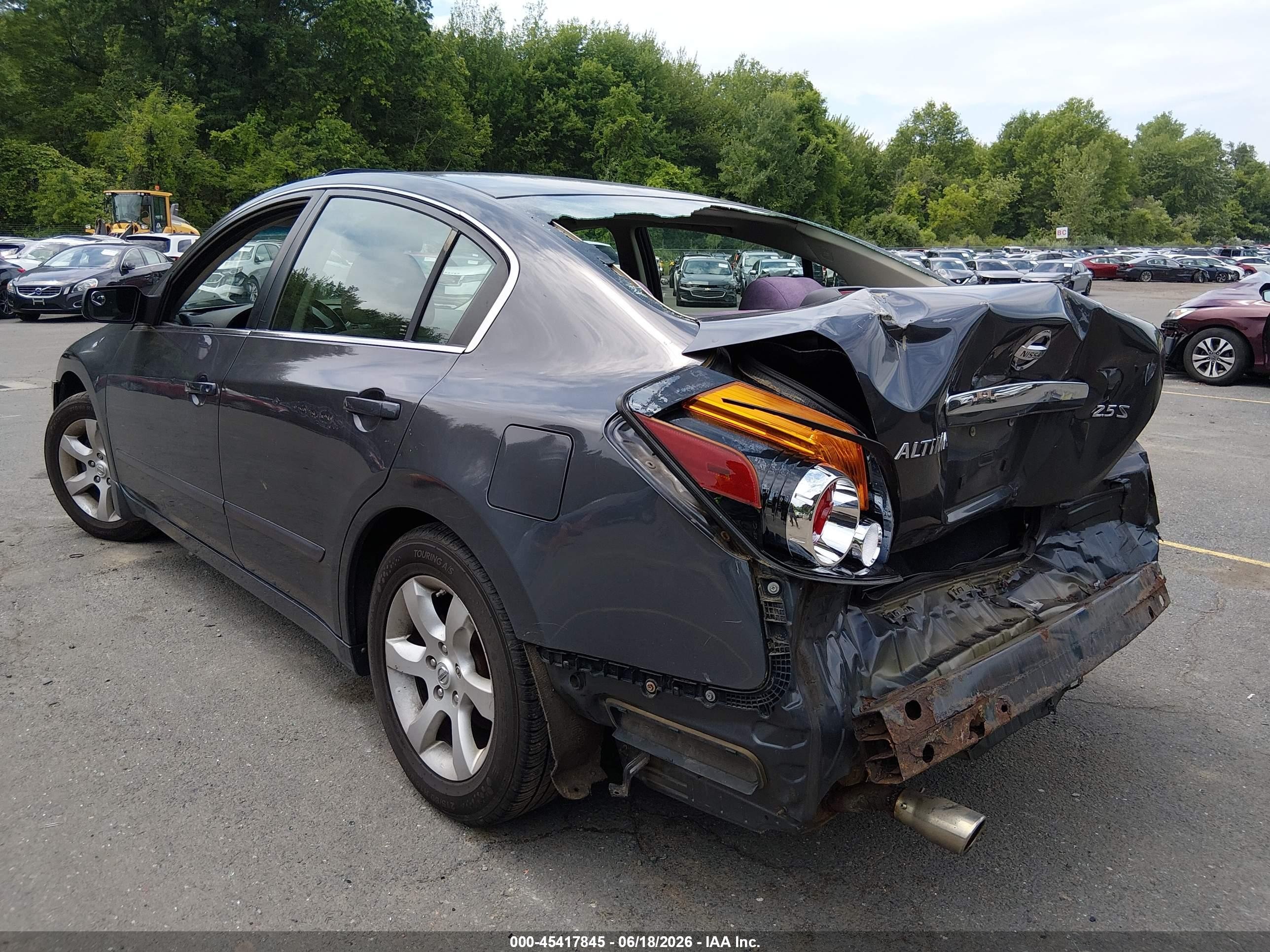 2008 Nissan Altima 2.5 S Gray vin: 1N4AL21E48N429003